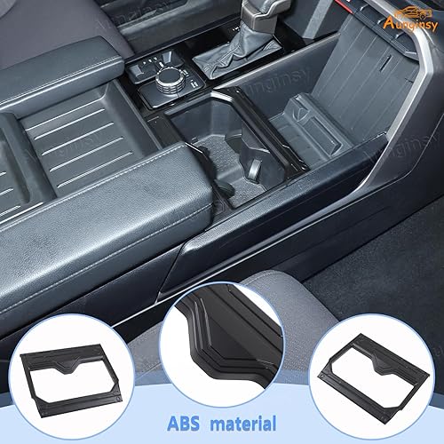 Vista 88 de Aunginsy Soporte para portavasos de asiento trasero central compatible con Toyota Tundra/Sequoia 2022-2024 2025 para consola central de fila trasera