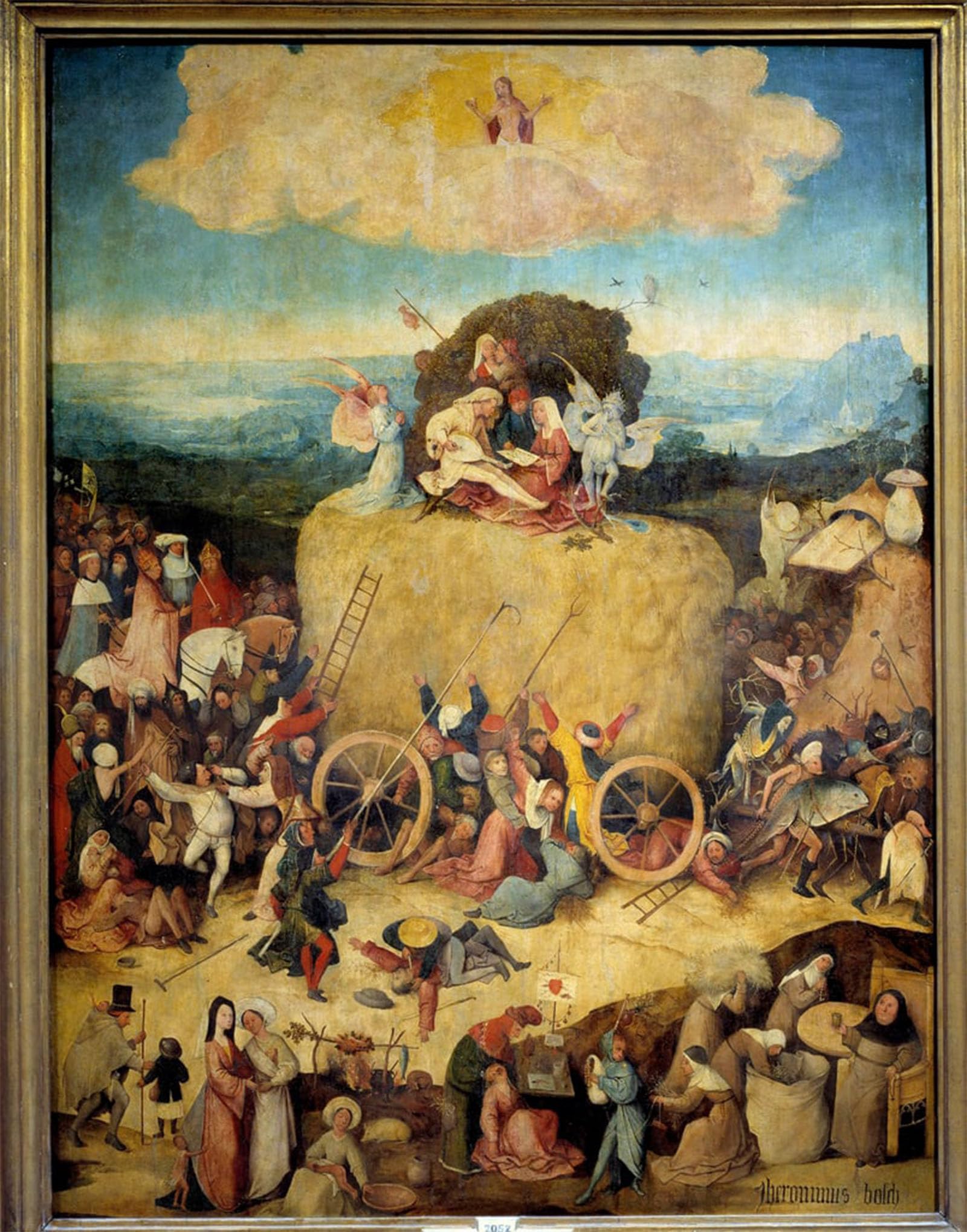 SERENDIPITP Vintage Picture Print on Canvas Wall Art Poster the Garden of Earthly Delights by Hieronymus Boske Artwork Print Poster for Wall Decor 60x90cm