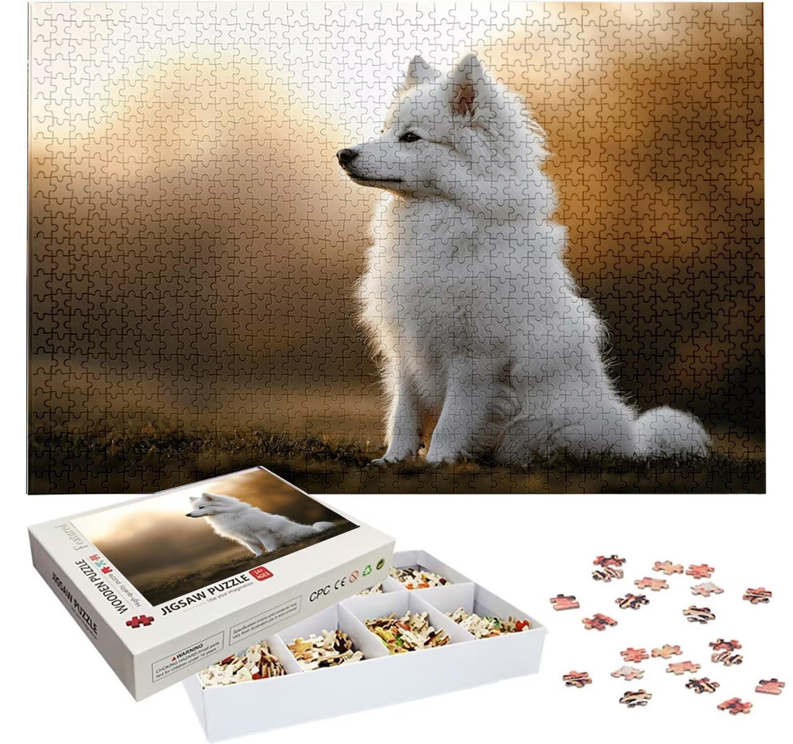 Puzzle Personalizado con Foto, Personalizada Rompecabezas Personalizado Diseña tu Logo Foto o Texto, Personalizado Navidad Halloween San Valentín Parejas Niños Familia Amigos h-4125