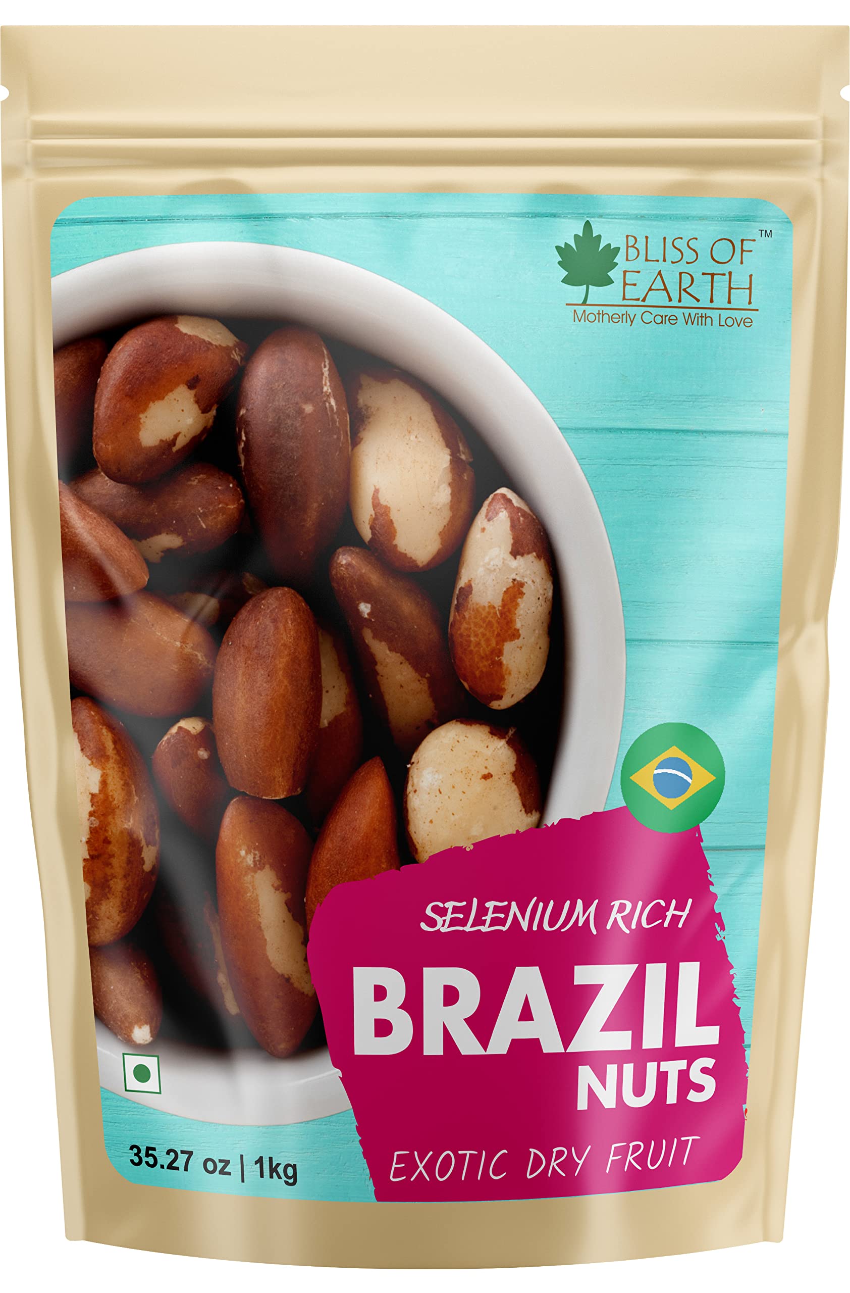 Sponsored Ad – Bliss of Earth Brazil Nuts Organic Raw Unsalted Nuts for Immunity, Healthy Hair, Glowing Skin & Heart Health, Rich in Selenium, Vegan Protein Superfood Snack, Gluten Free– 1kg.