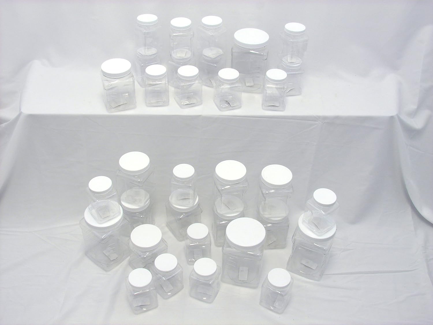 Combo Pack of PETE Containers (4 64oz, 9 32oz, 20