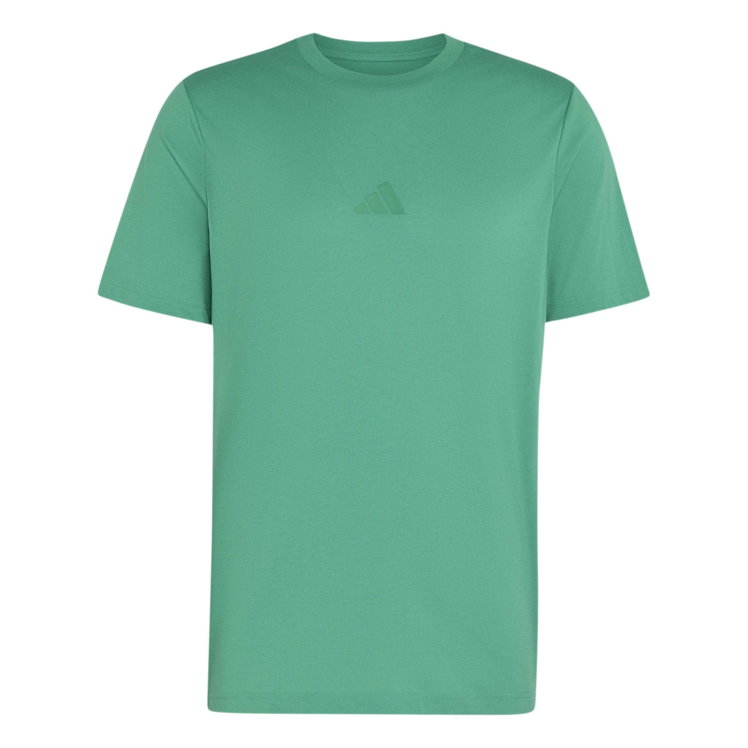 adidas Men's Tennis Graphic Shirt, Court Green, S