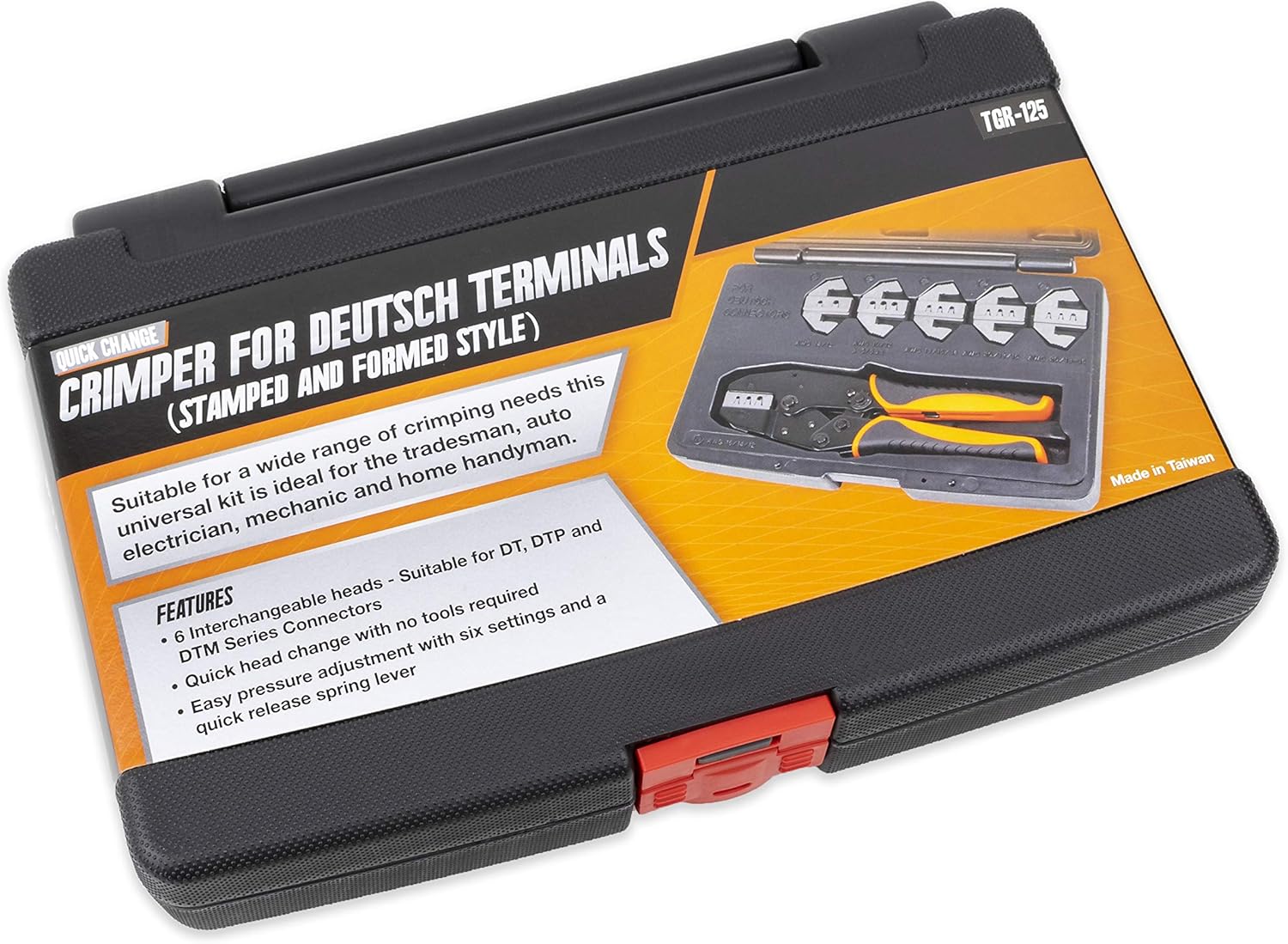 Buy 1 get 1 Deutsch Terminal Ratcheting Crimping Tool- Includes 6 Quick Change Dies