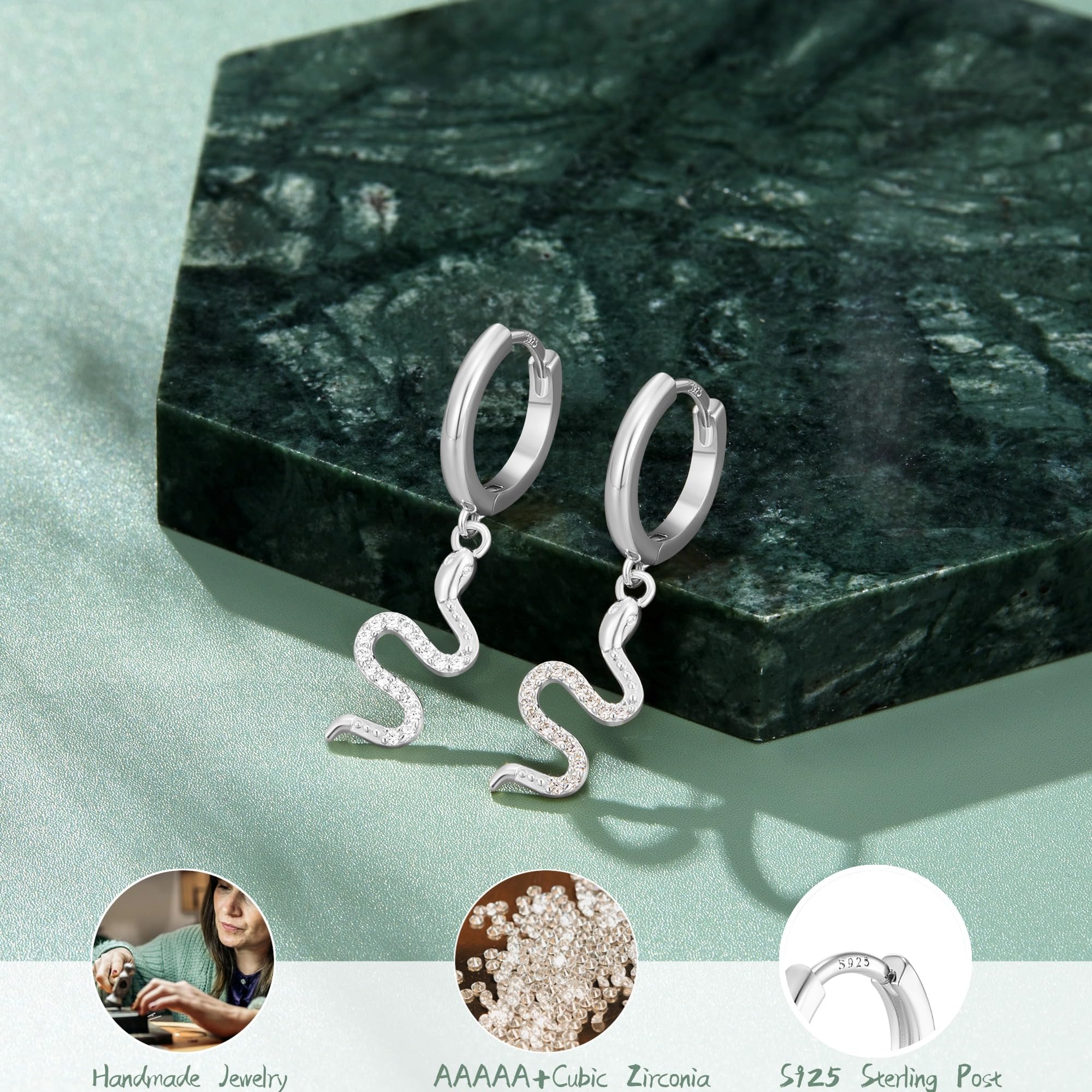 MACACHII Orecchini Donna Argento 925 Placcati Oro 14K - Orecchini a Lobo, Cerchio, Helix - Anallergici, Idee Regalo Gioielli per Piercing Multipli（Set 3 Paia）