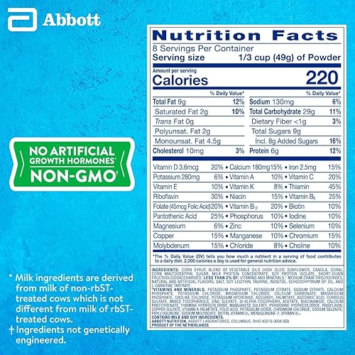 Miniatura 2 de PediaSure Grow  Gain - Polvo de mezcla de batido sin OMG y sin gluten batido nutricional para niños con proteínas probióticos DHA antioxidantes y