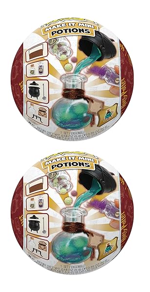 MGA's Miniverse Make It Mini Potions Harry Potter (2 Pack) Mini Collectibles, Blind Packaging, DIY, Resin Play, Replica Potions, NOT Edible, Collectors, 8+