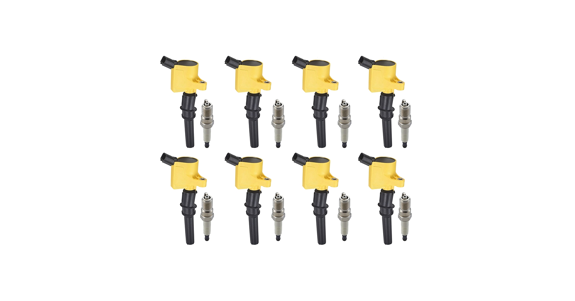 カシシル　スヌード　ブラック　イエロー Amazon.com: ENA Heavy Duty Ignition Coil Pack and Platinum