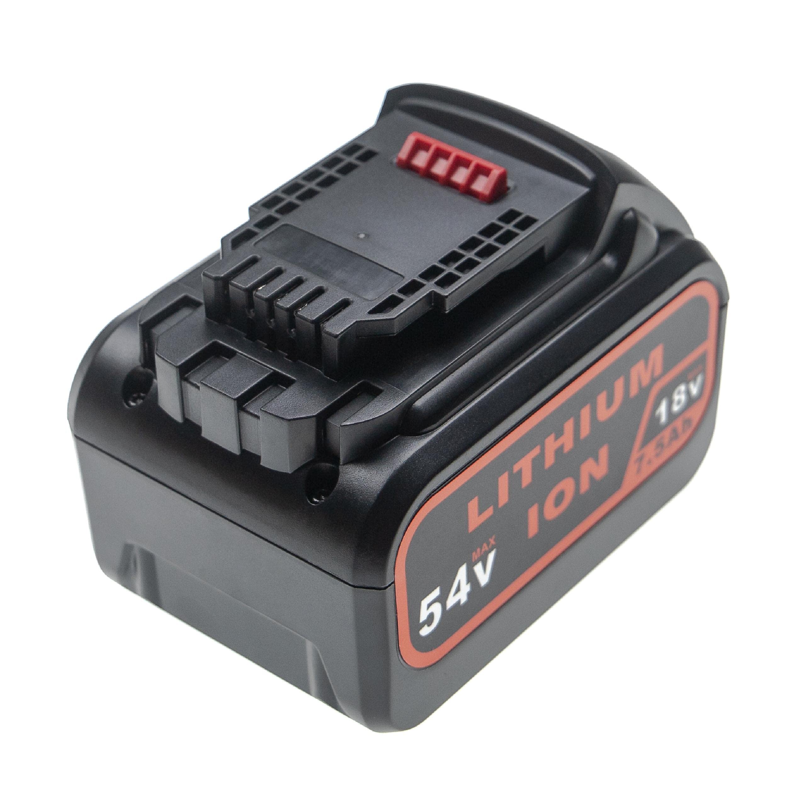 vhbw batteria compatibile con DeWalt XR utensili a batteria da 54 V e 18 V attrezzi da lavoro (7500 mAh, Li-Ion, 18 V / 54 V)