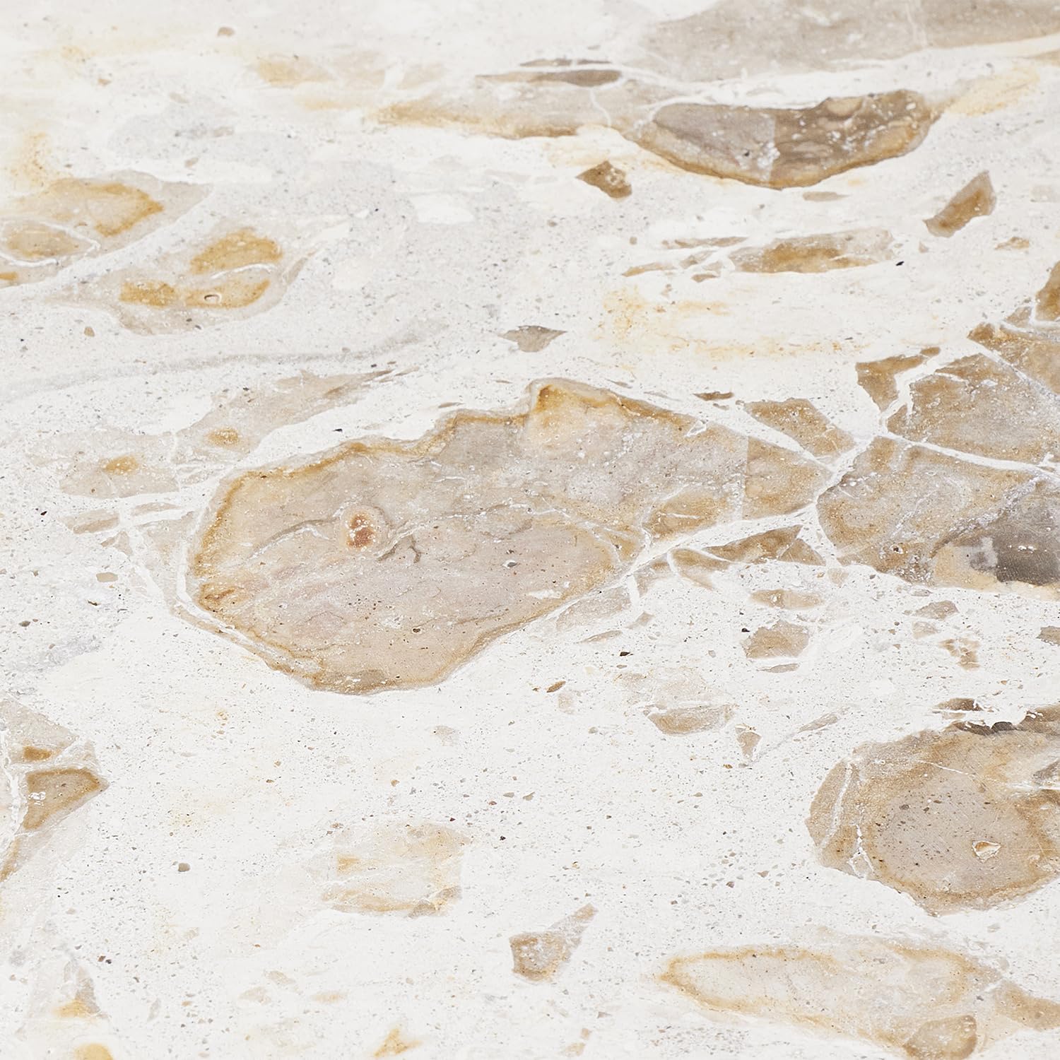 BUTLERS Servierplatte Ø 30 cm Marmor - MARBLE - Dekoplatte im weißen Design | Anrichteplatte für Antipasti | Naturstein-Einzelstück