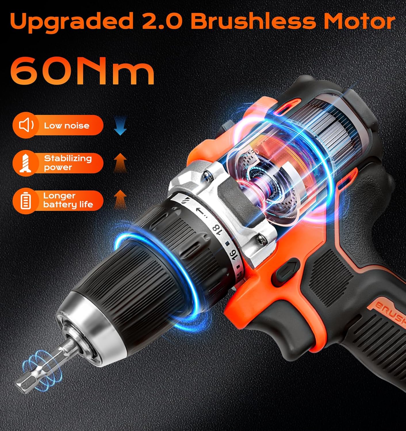 Taladro MK8 motor sin escobillas