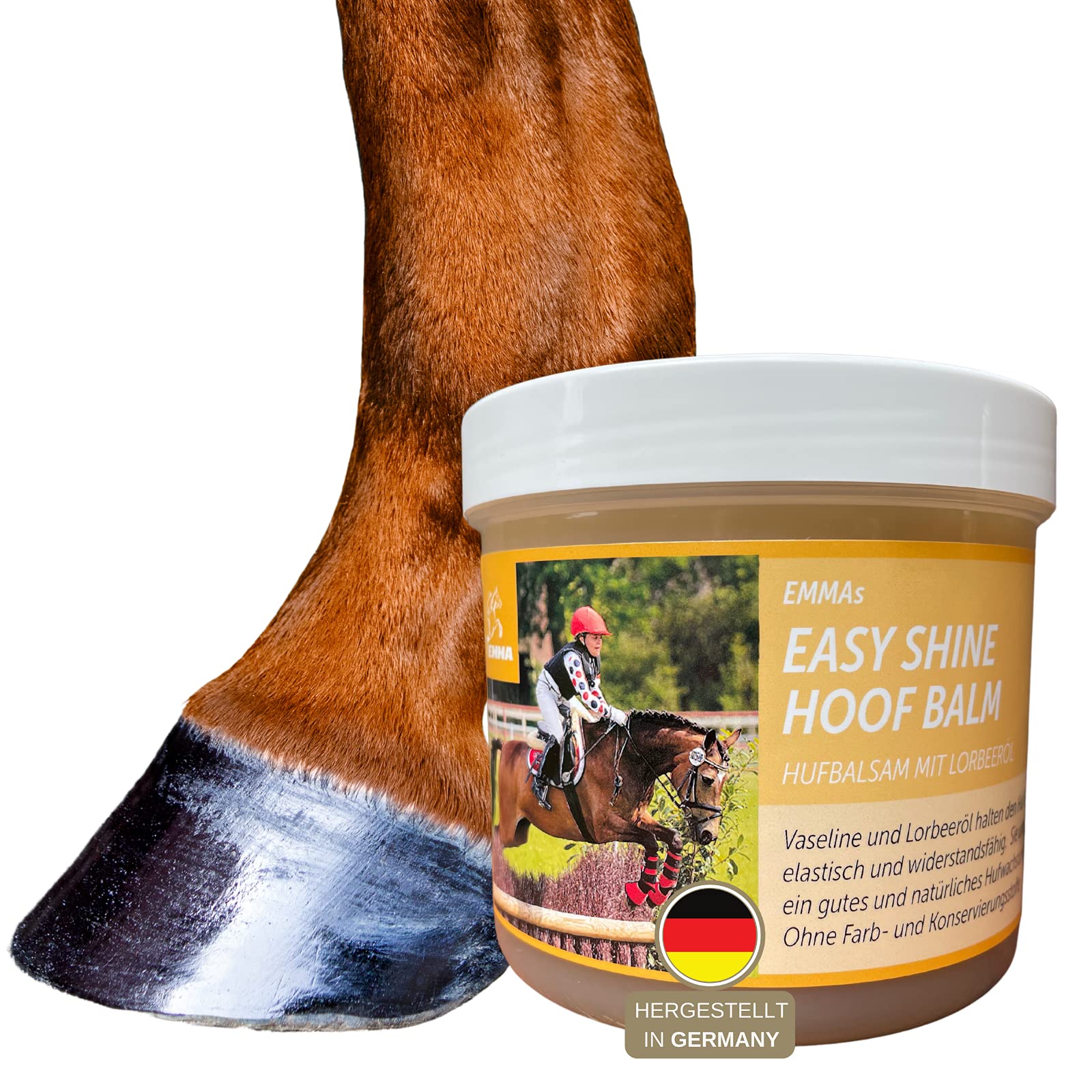 EMMA Hoof Balm with Laurel Oil Hoof Care I Hoof Ointment Healthy Hoof Horse I Hoof Tiger I Hoof