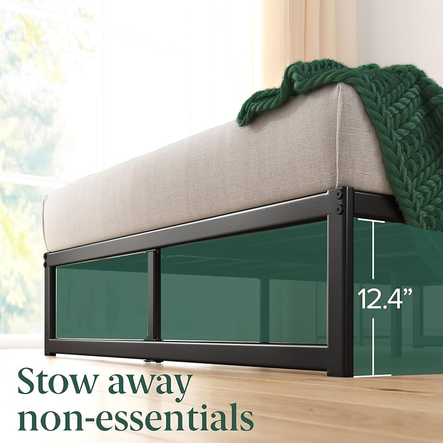 ˚✧₊⁎ົ Amazon.com: ZINUS Yelena 14 Inch Full Metal Platform Bed