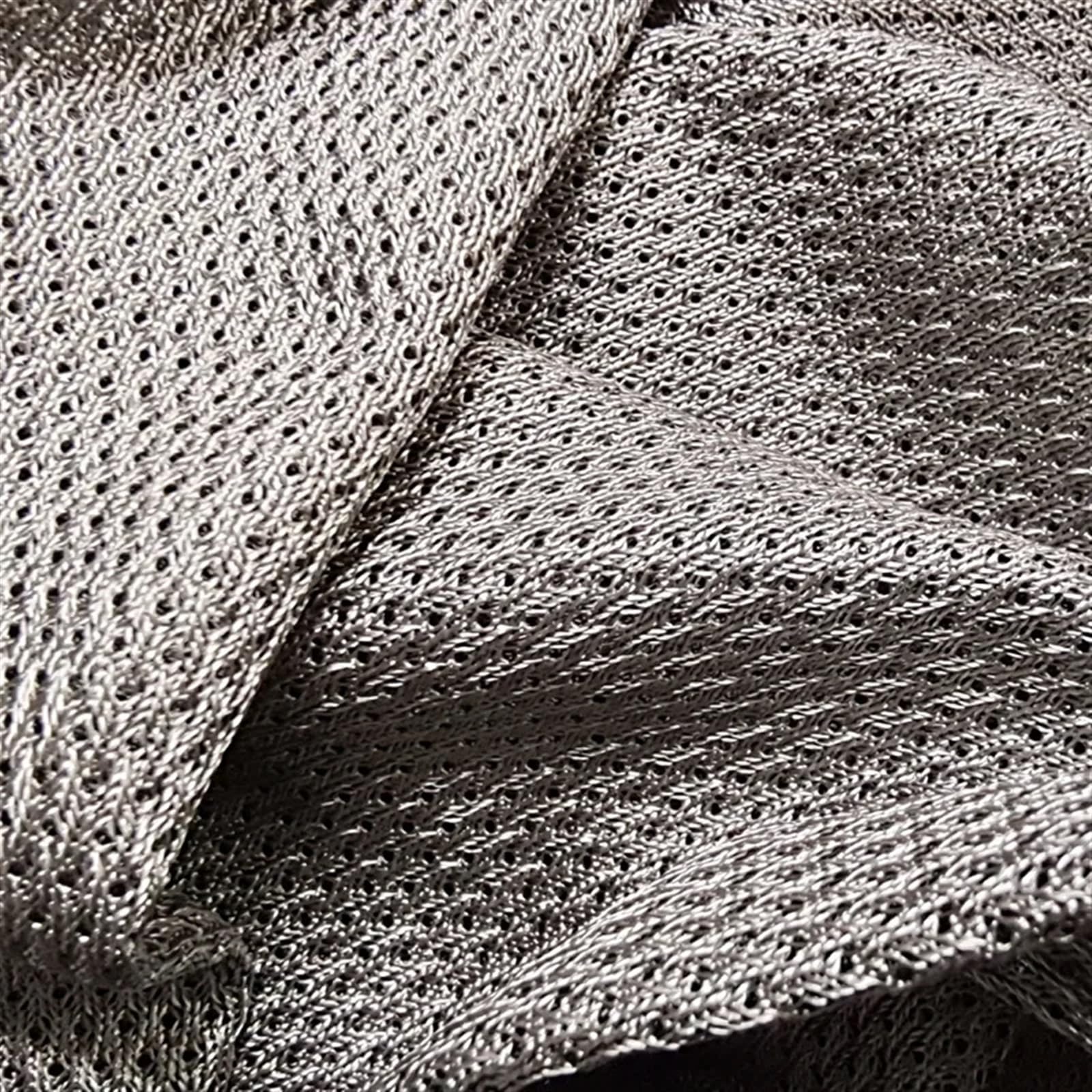 Tejido De Malla Tela de Malla Transpirable de 50 cm x 150 cm, Tela de Fibra Plateada for Manualidades de Costura DIY para Costura