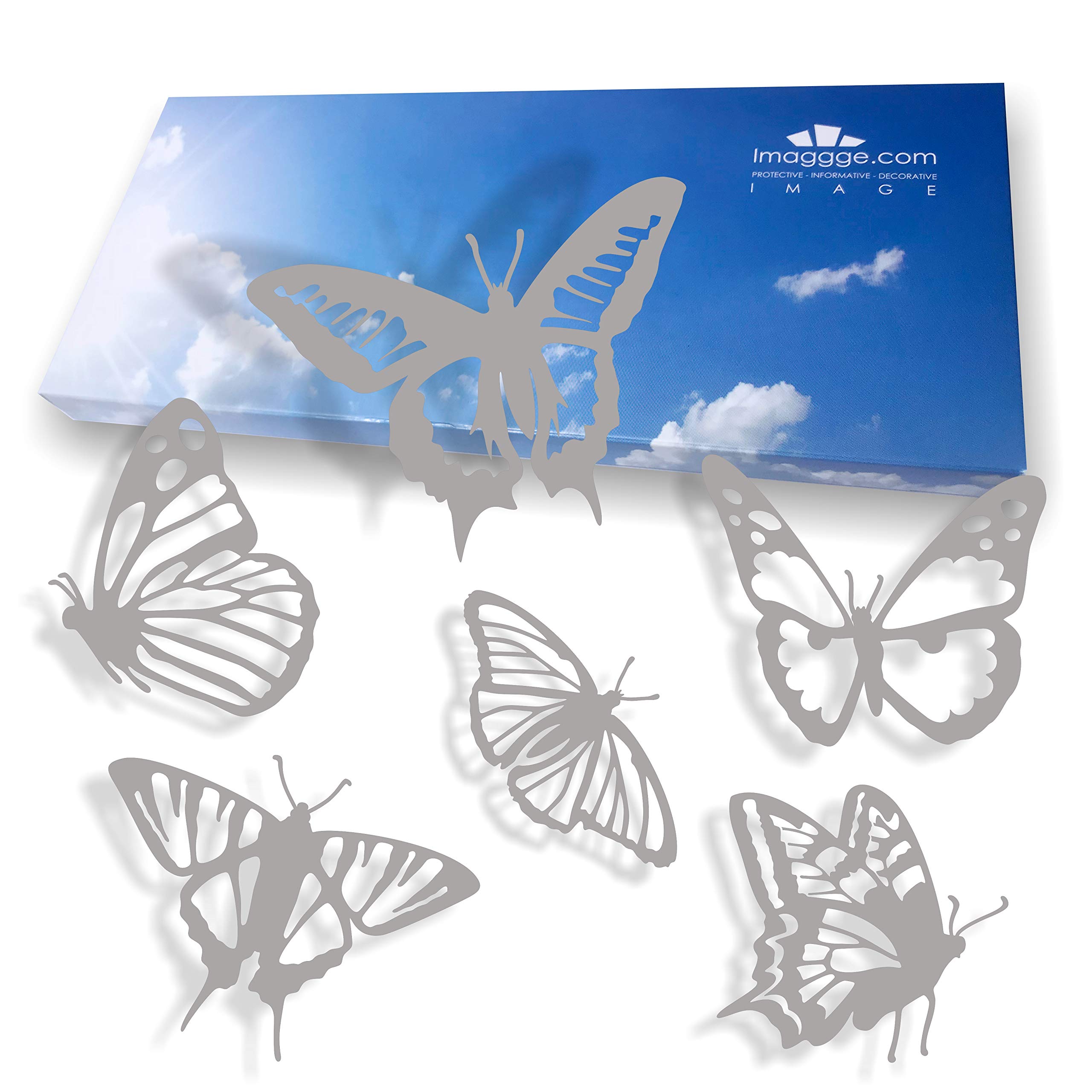 Window Protection Stickers, Anti-Collision Decals to Prevent People and Bird Strikes on Window Glass