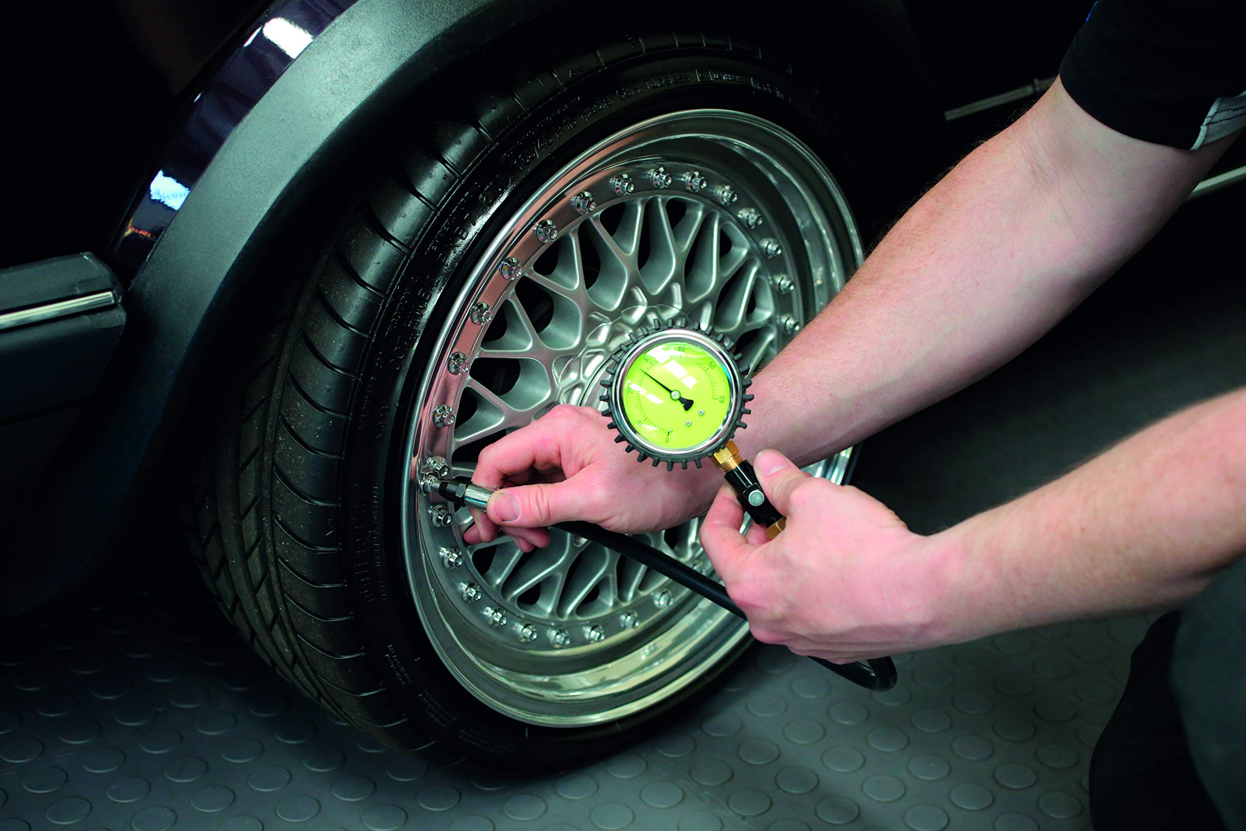 Laser 6055 Tyre Pressure Gauge, 0-60 Psi