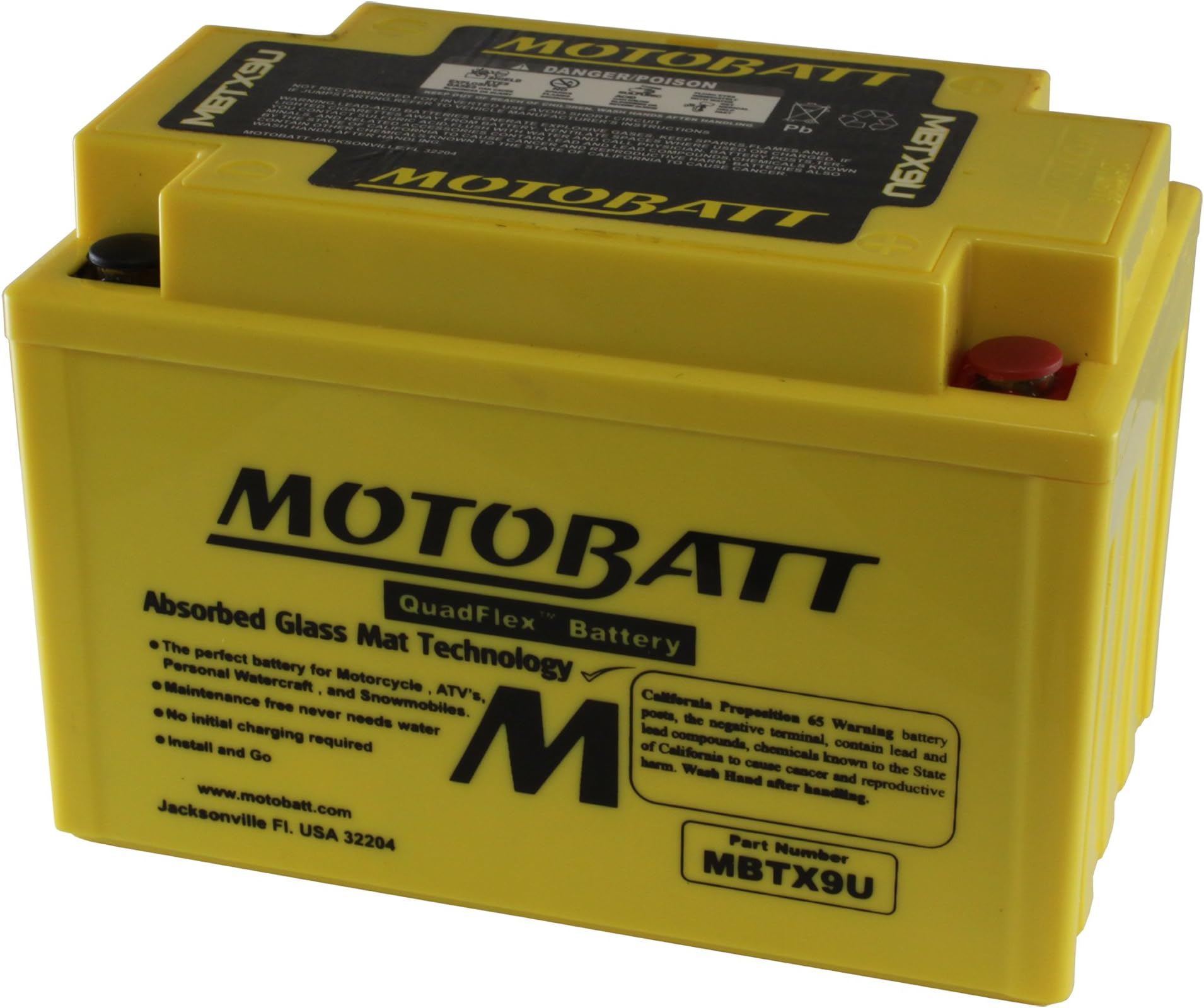 Battery MBTX9U Fully Sealed CTX9-BS, CT12ABS, CTZ12S, CTZ14S(8)