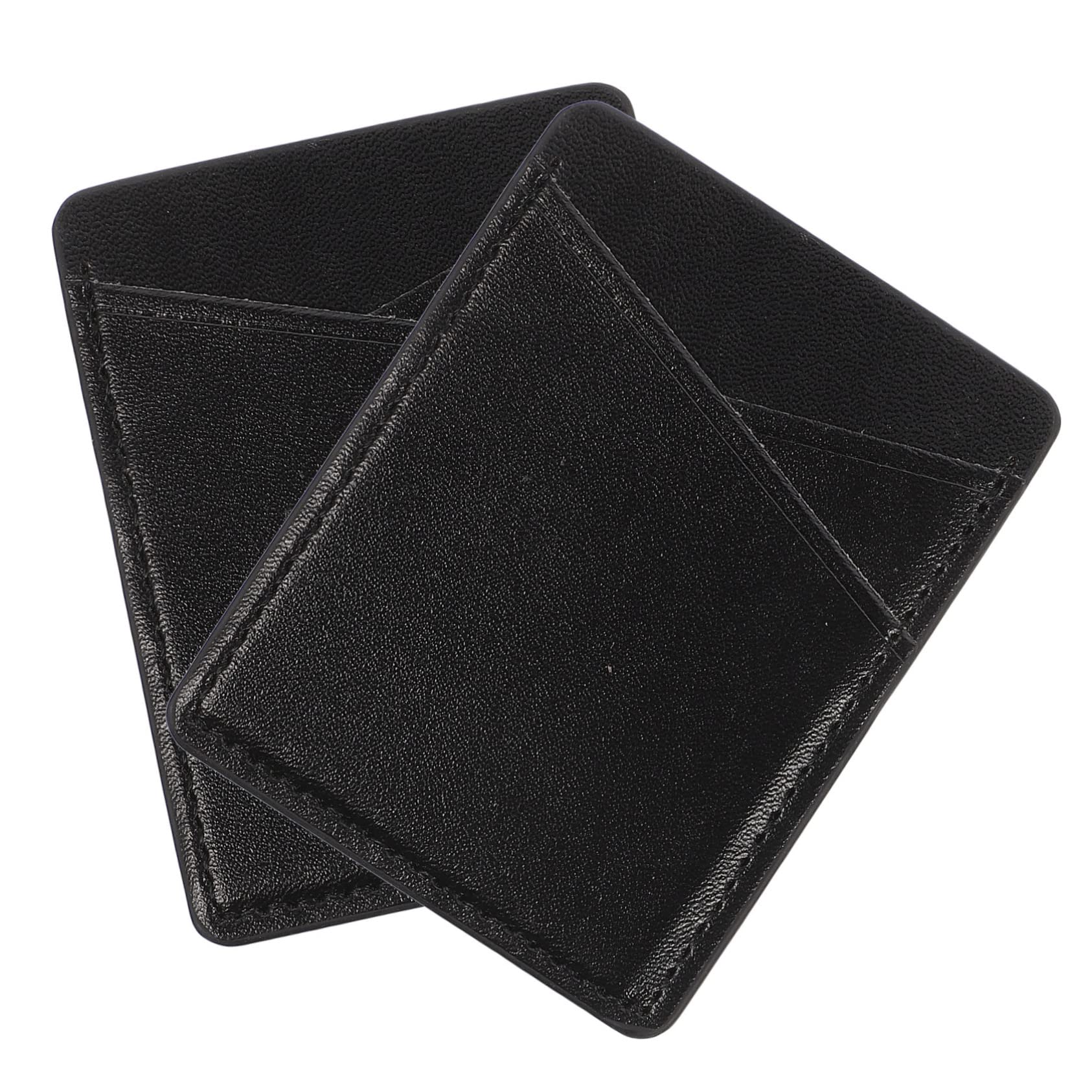 LABRIMP 10piezas Soporte Adhesivo para Tarjetas De Teléfono Holder PU De Ranuras Funda De Móvil para ID y Tarjetas De Crédito Pack De Unidades