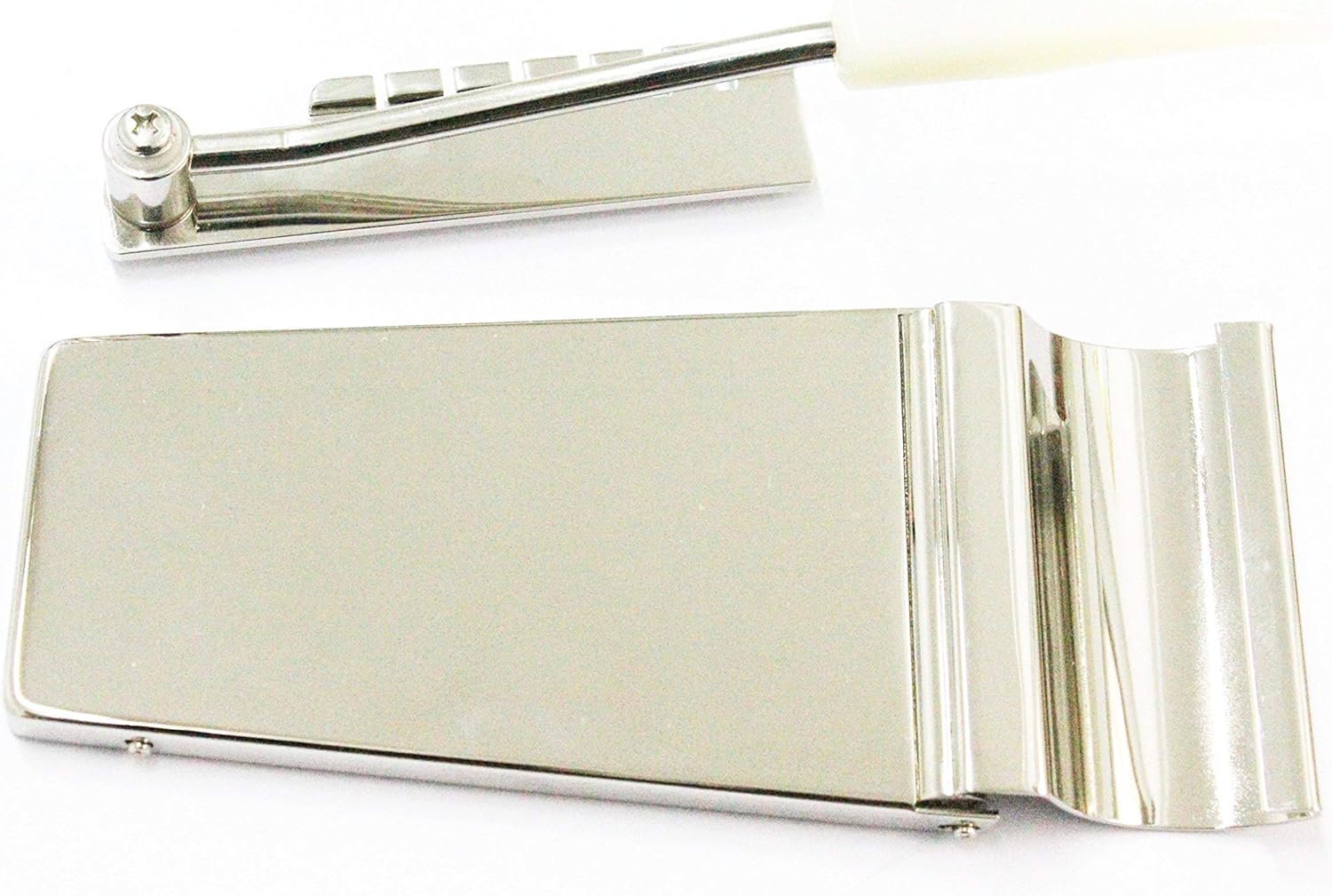 Long Maestro Vibrola Chrome Tailpiece