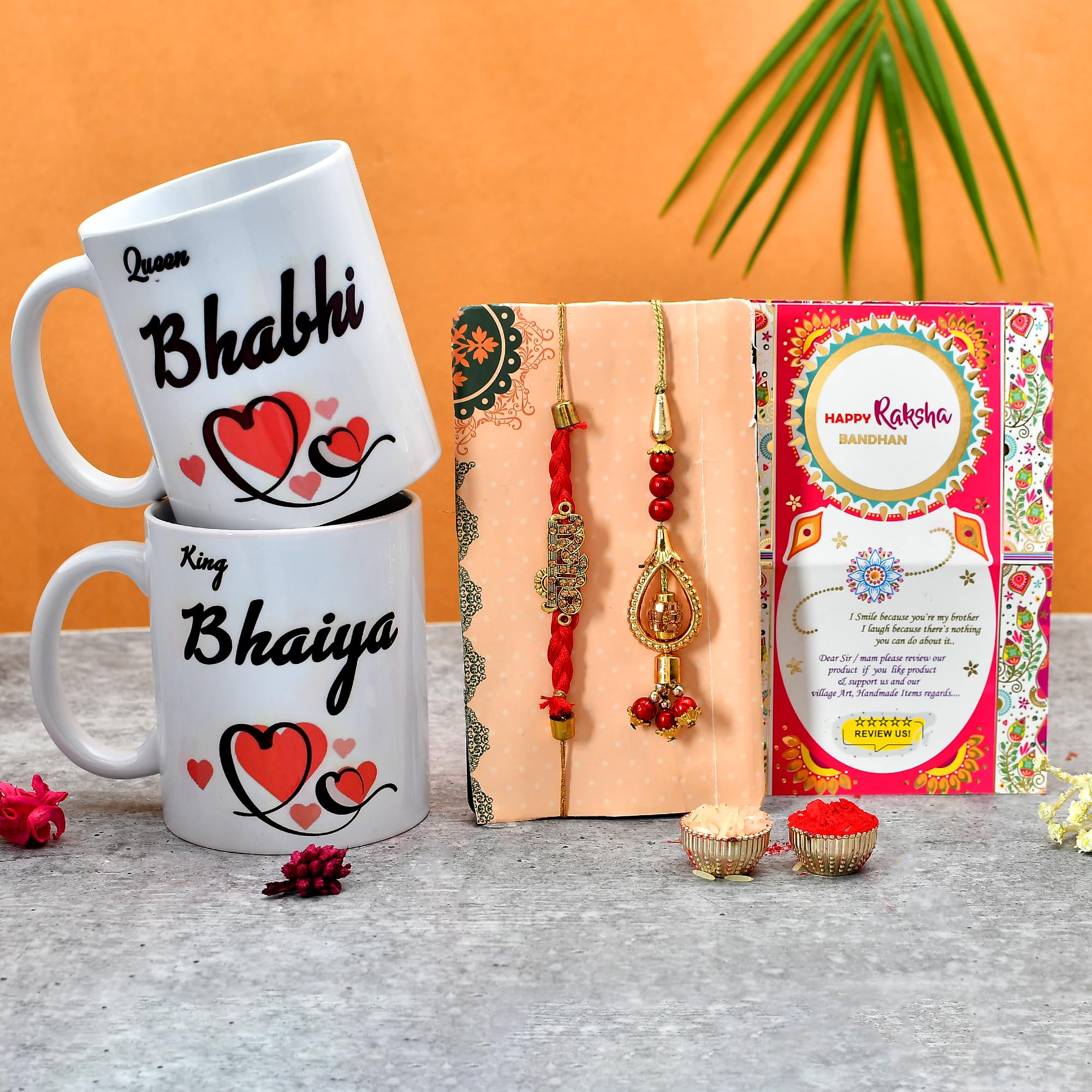 Bhaiya Bhabhi Rakhi Gift Set - Best Rakhi Combo -9