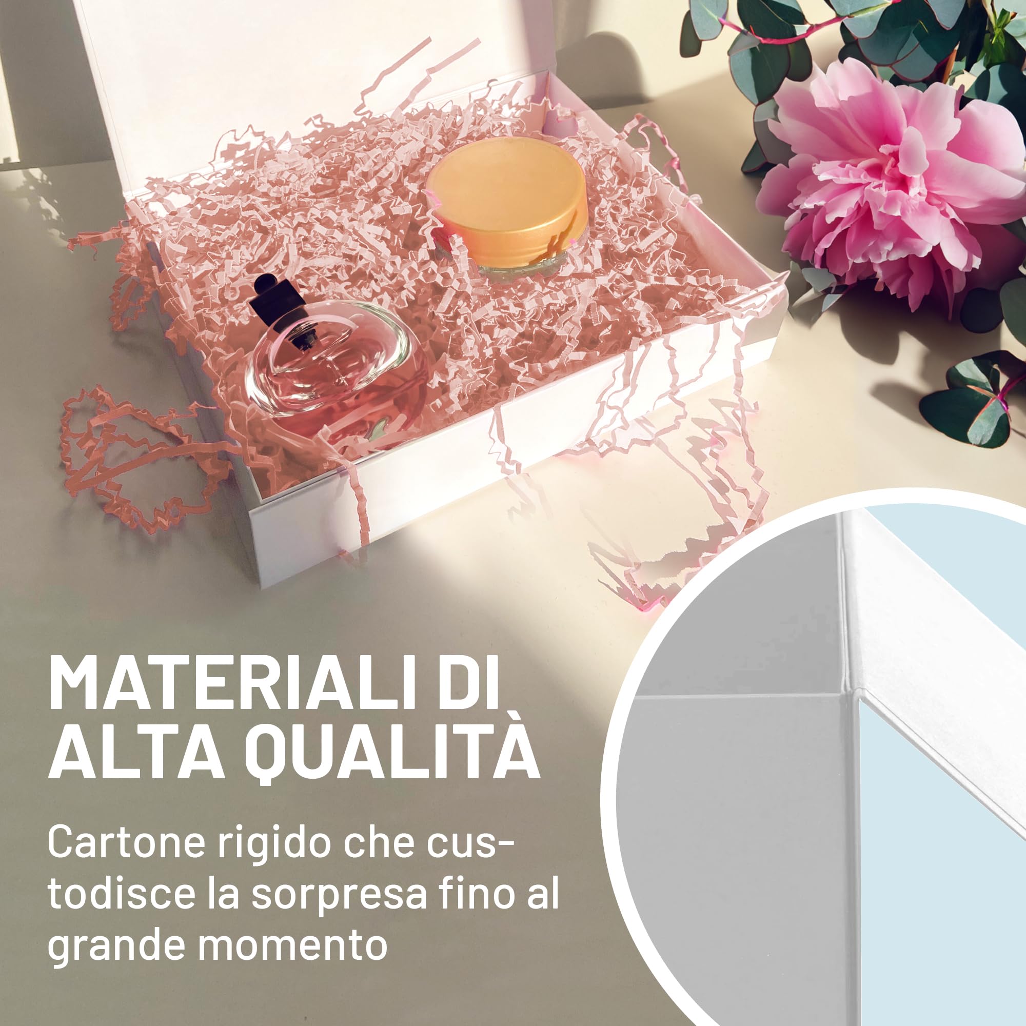 Verpackungswelt Scatola Regalo con Coperchio - 23 x 17 x 10cm - 10 Pezzi - Confezione Rigida con Chiusura Magnetica - per Compleanno, Matrimonio, Natale, Nascita - Pacco in Colore Bianco