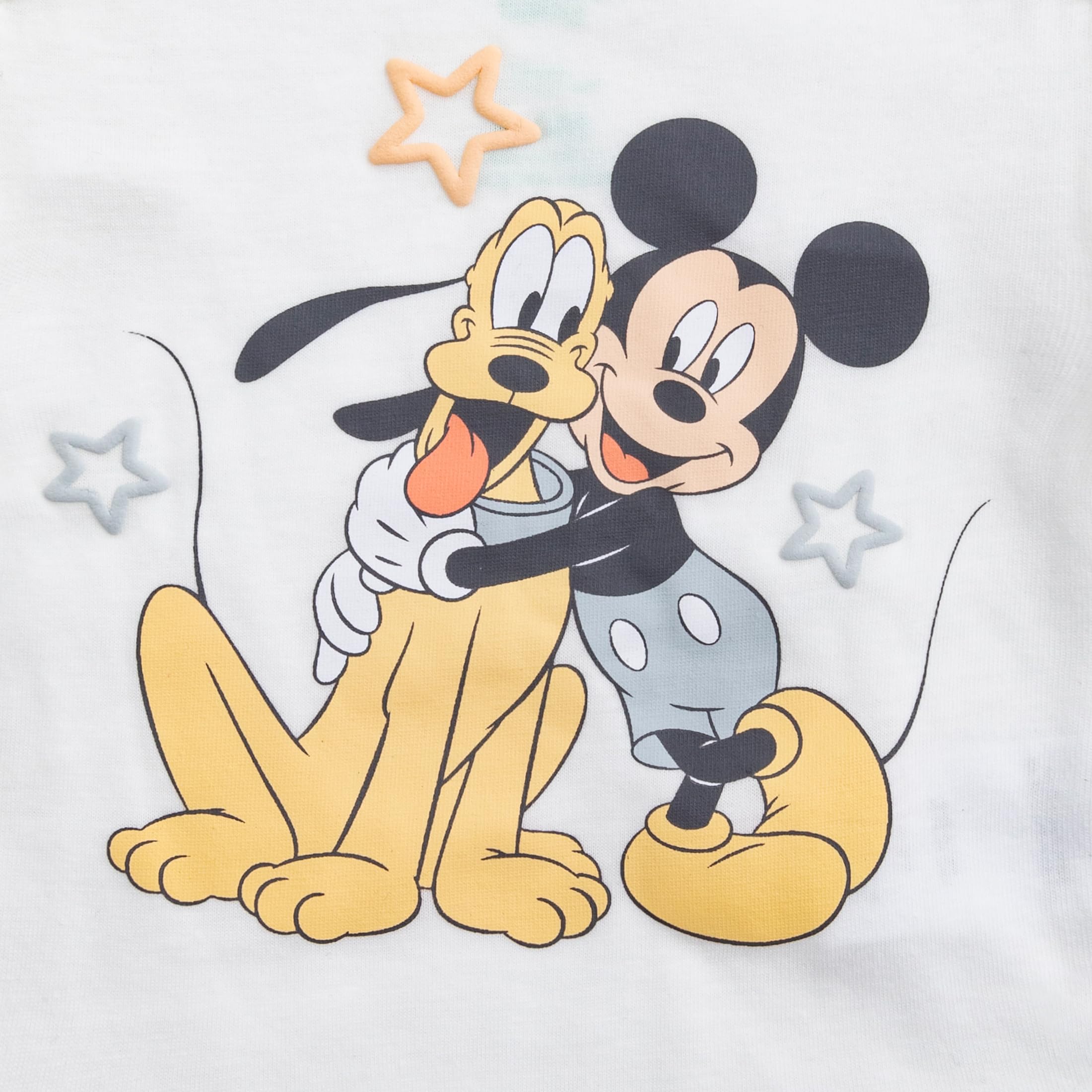 Disney Mickey Mouse zestaw spodni dla chłopców z body i koszulą z długimi rękawami z kapturem i zapięciem na guziki, 3 sztuki w opakowaniu dla małych dzieci