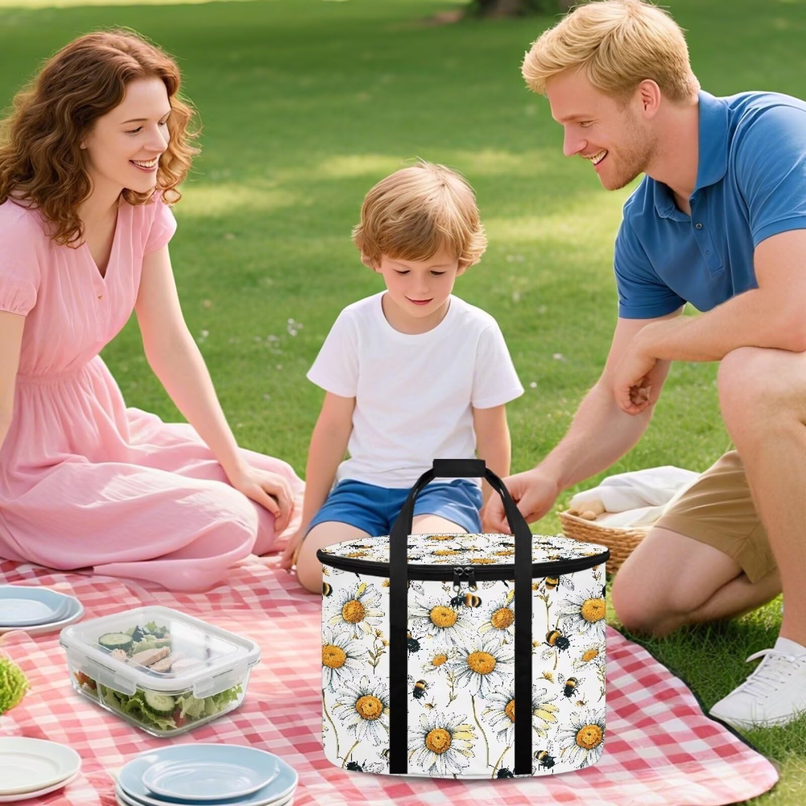 Vanideaoty Daisy Soft Slow Slow Cooker Travel Bag Dust Cover Novelty Appliance Replacement Rice Cooker Pressure Accessories