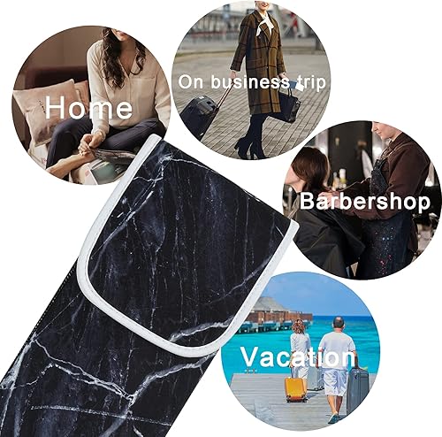 Miniatura 5 de Bolsa de neopreno resistente al calor, funda universal para rizador, funda de viaje para rizador de hierro plano, para viajes, gimnasio u hogar, 15