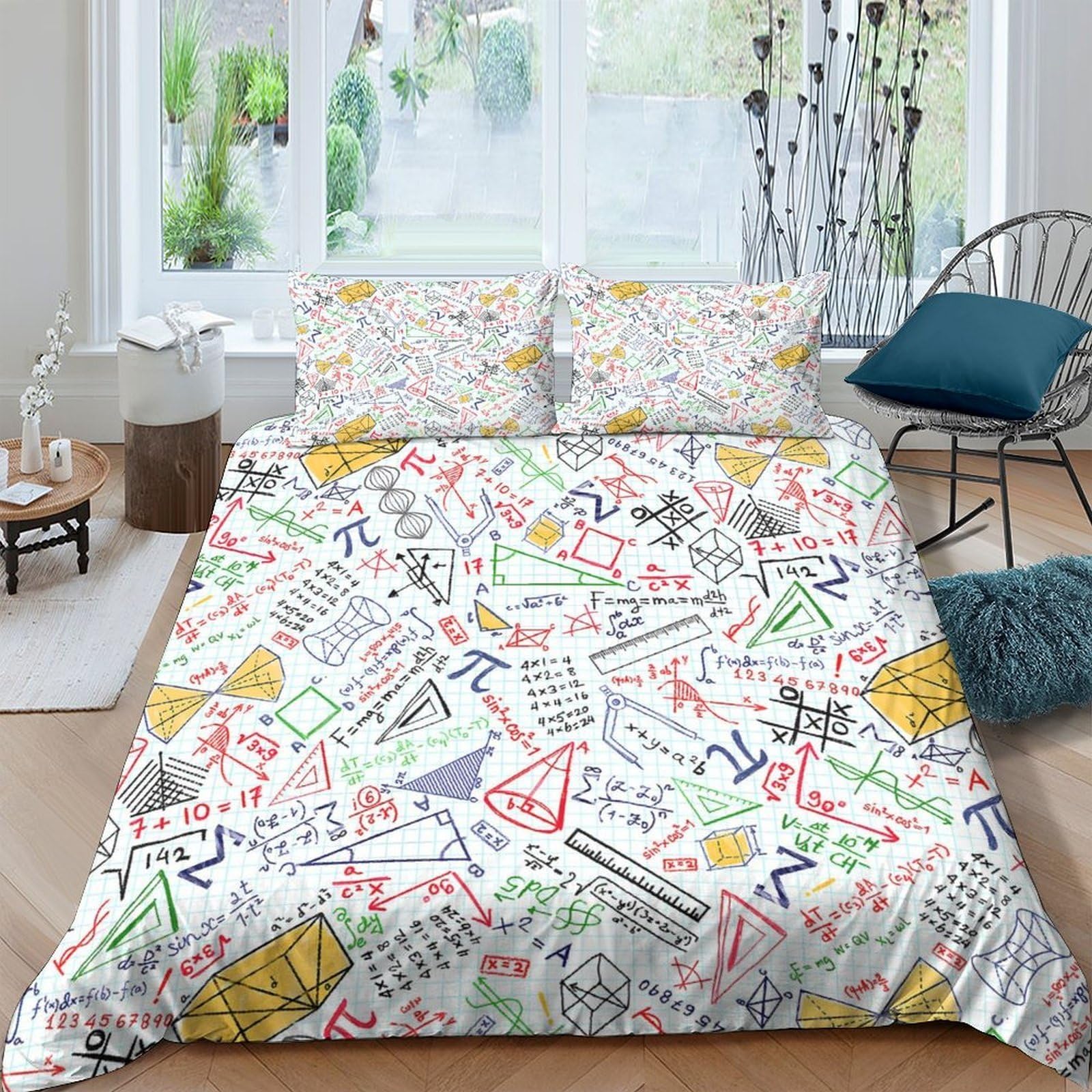 Ctjqhvkz Style-5 3D Printed Graffiti Art Fitted Sheet Microfiber Soft Urban Sketch Mattress Cover For Bedroom Guest Room Decor Single（135X200cm）