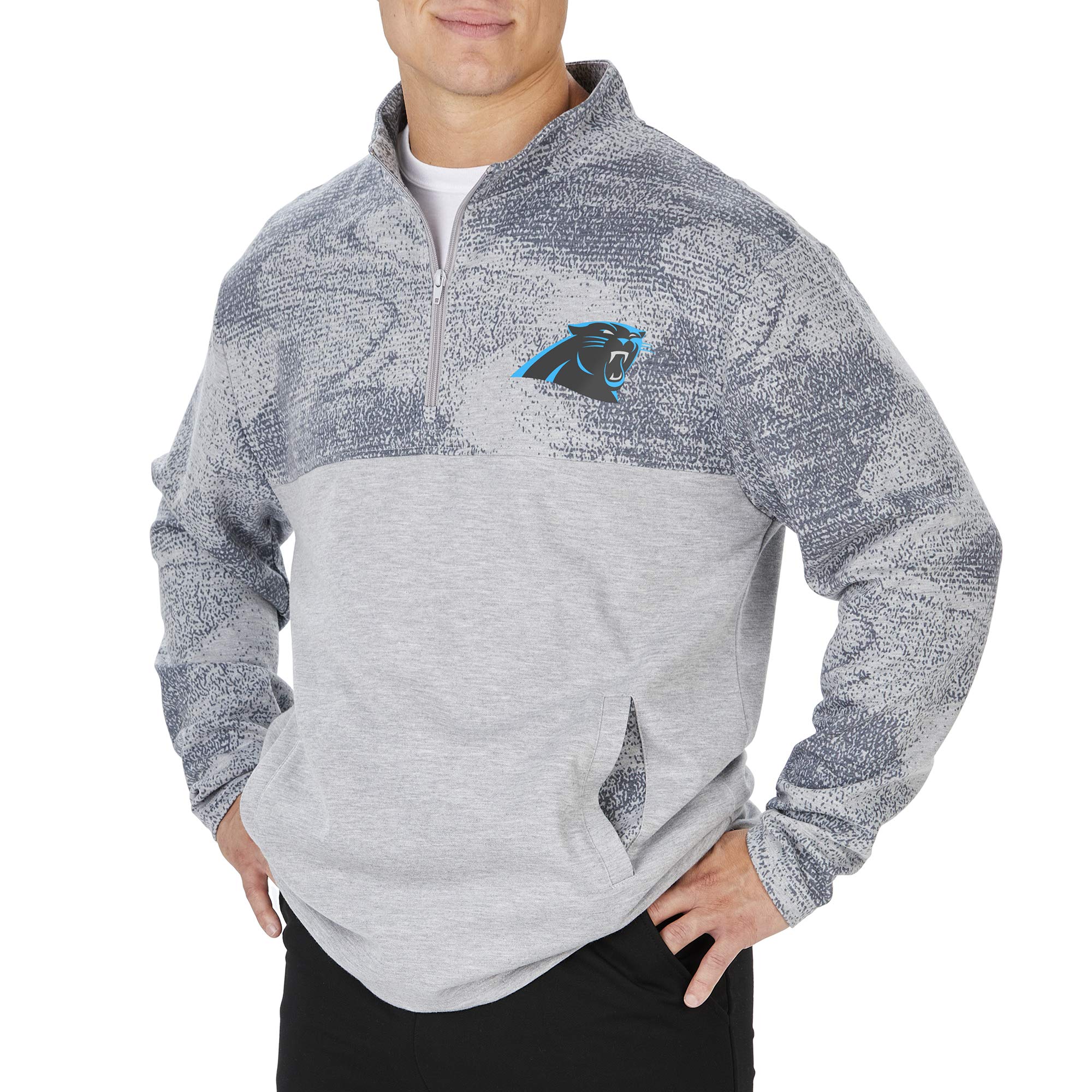 Zubaz Men's Sherpa Fleece 1/4 Zip