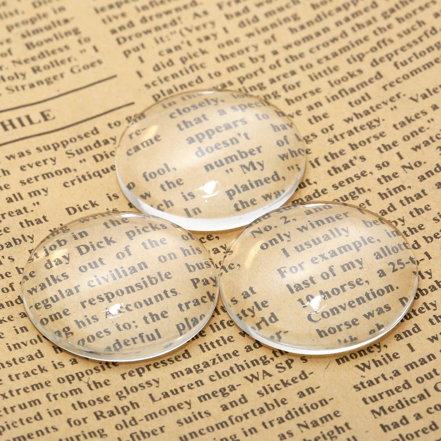 Dophee Transparent Glass Cabochons - Image 5
