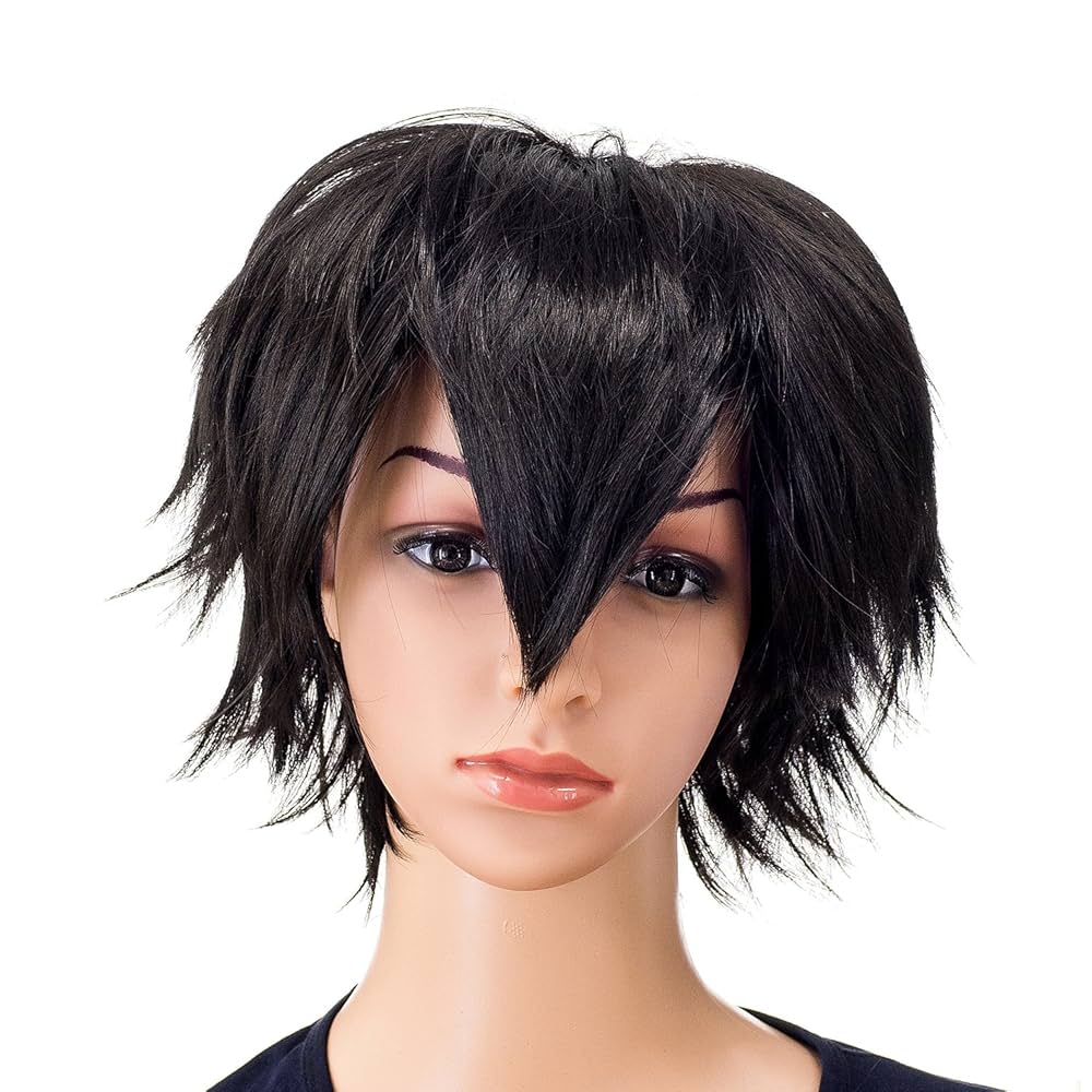 HARMATE cha cha ソフトブラックショートウィッグ HARMATE cha cha ソフトブラックショートウィッグ