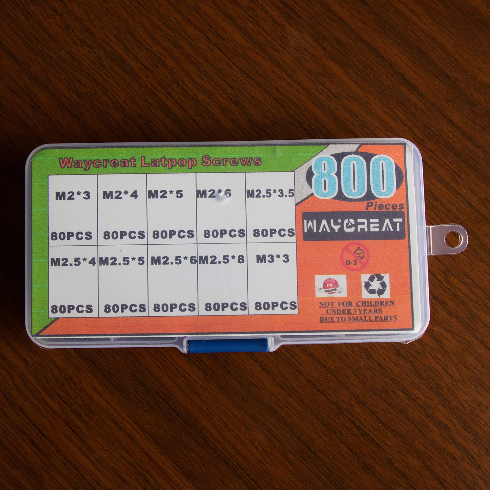 Juego de 800 tornillos M2 M2.5 M3 para ordenador portátil IBM HP Dell Samsung Sony Toshiba Gateway Acer Lenovo (10 tamaños)