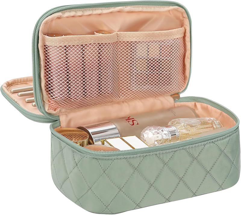 Relavel Necessaire de maquiagem pequena verde 01-Green