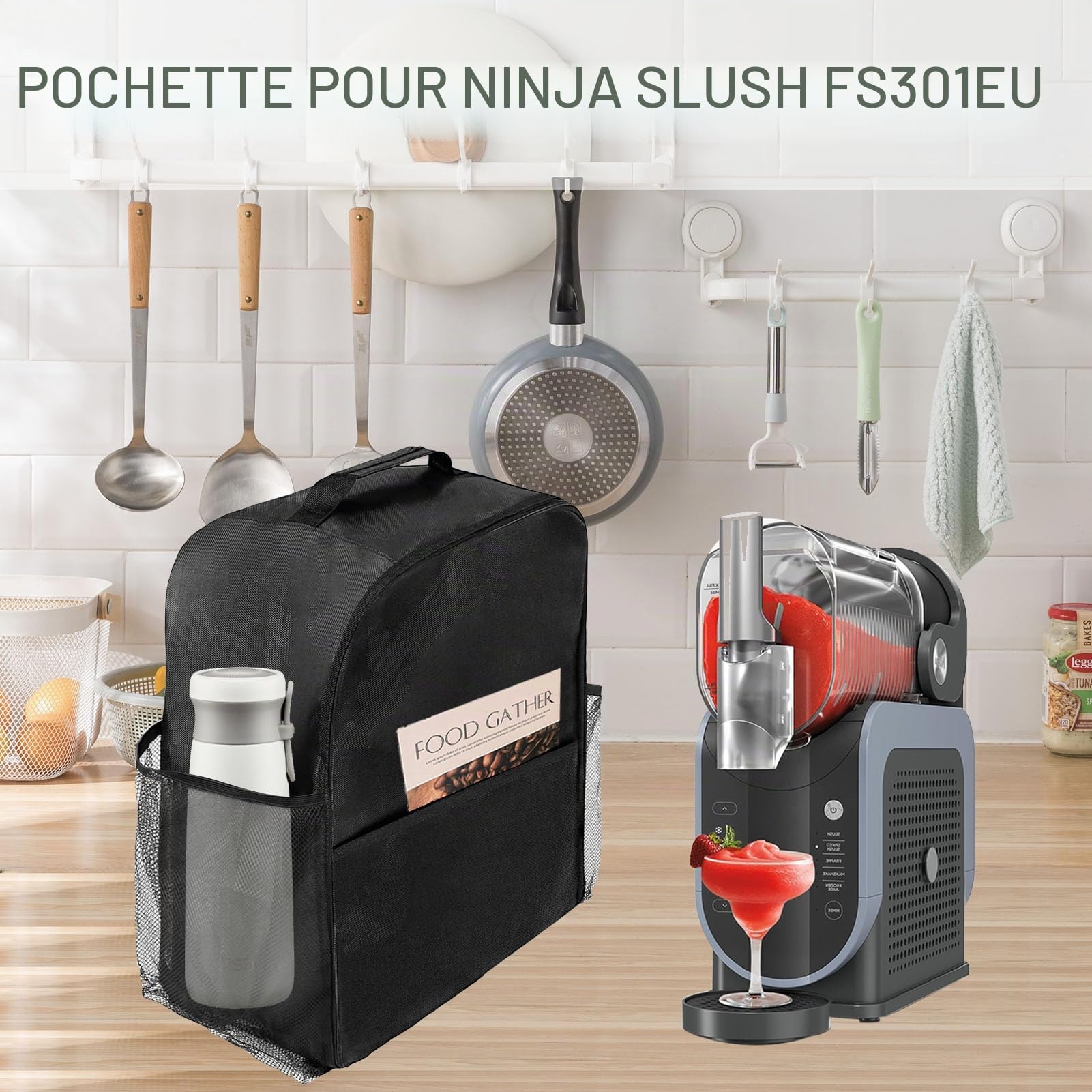 Sac de rangement pour machine Ninja SLUSHi FS301EU et KLAMER Slush - Housse de protection contre la poussière pour accessoires Ninja Slush - 48 x 20 x 43 cm