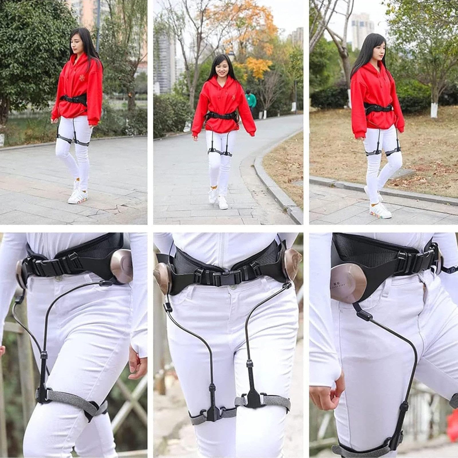 Bionic Body Power Walking Aids, sprzęt do rehabilitacji kończyn dolnych po udarze, chodzenie oszczędza ponad 50% wysiłku, pomoc w chodzeniu dla pieszych wędrówek/podróży/wspinaczki górskiej