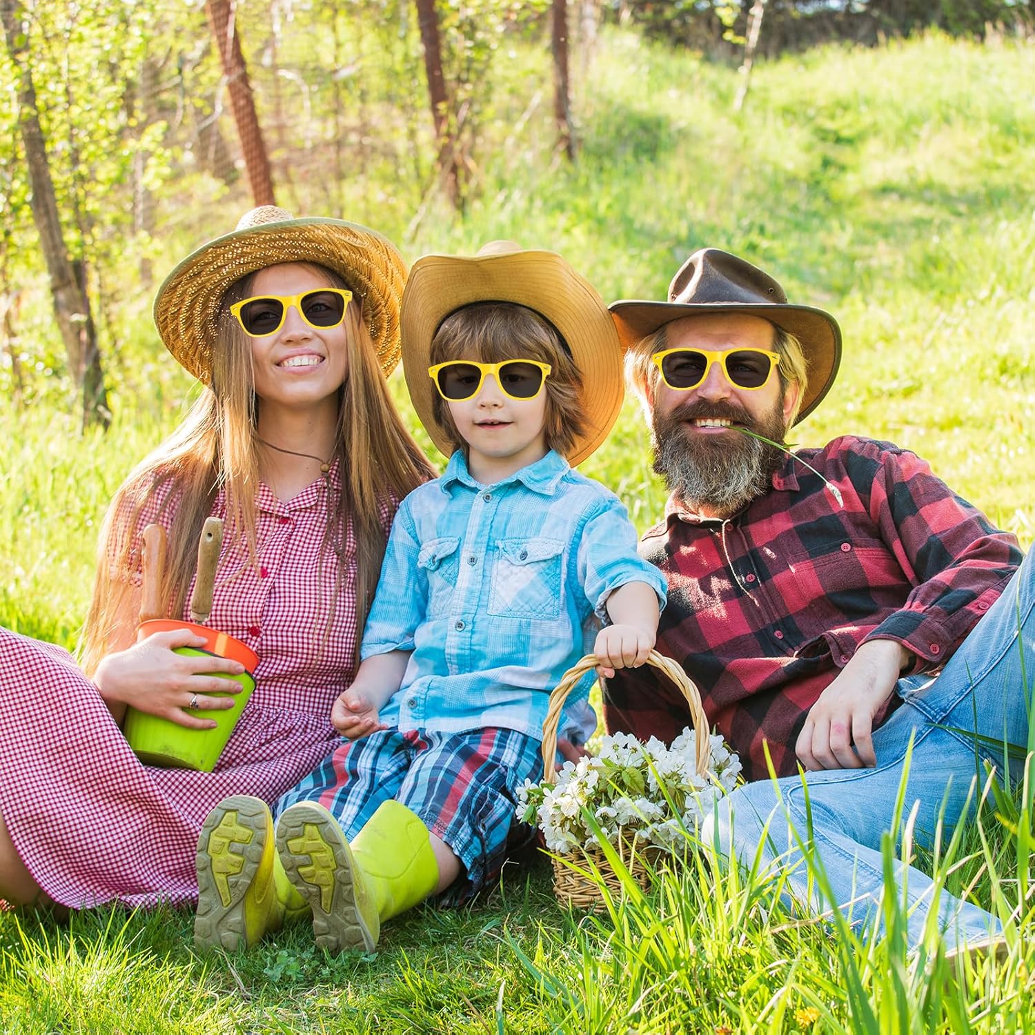 12 Pack Sunglasses in Bulk for Beach, Travel, Pool Party Accessories - Image 6