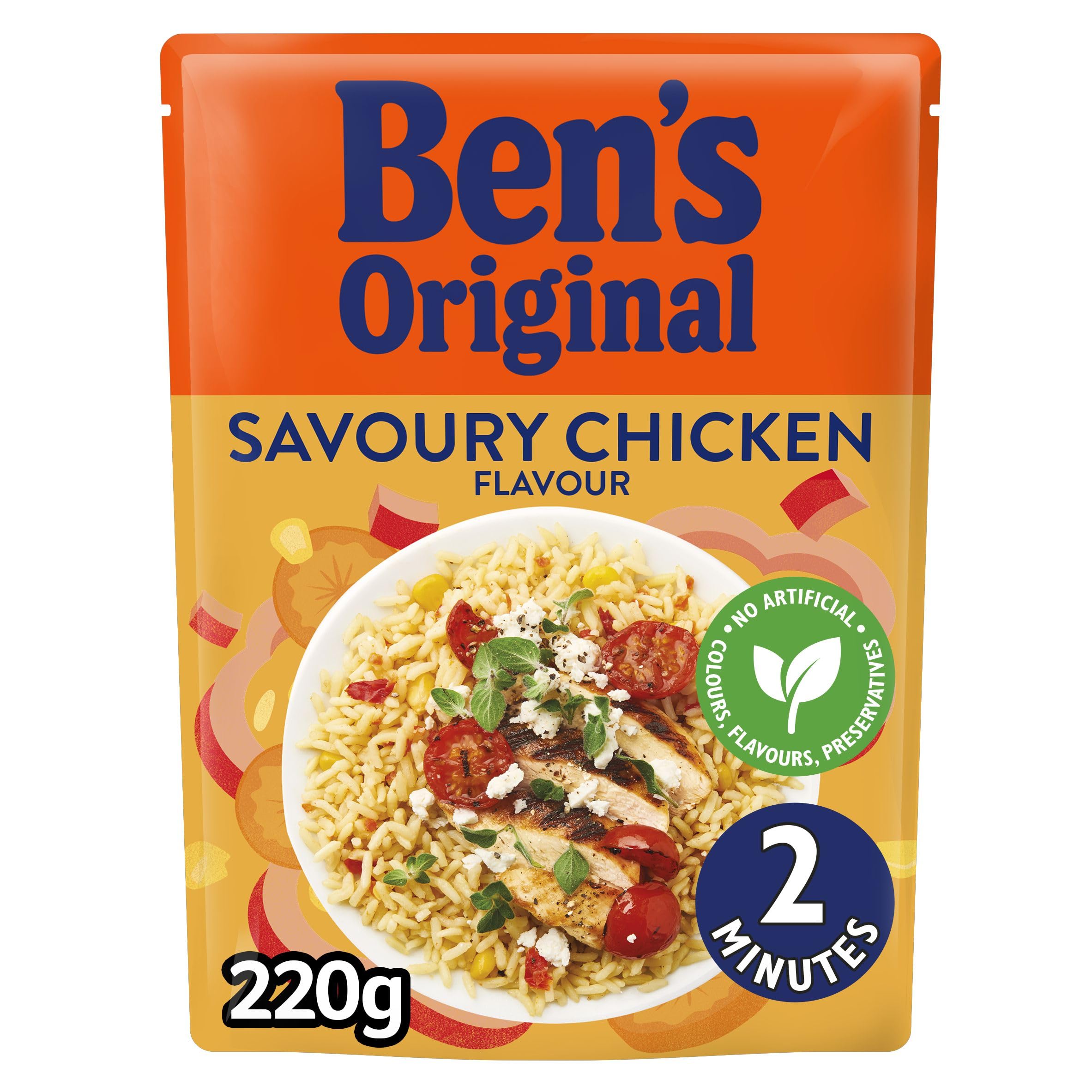 Ben's Original Savoury Chicken Microwave Rice Pouch, 220g