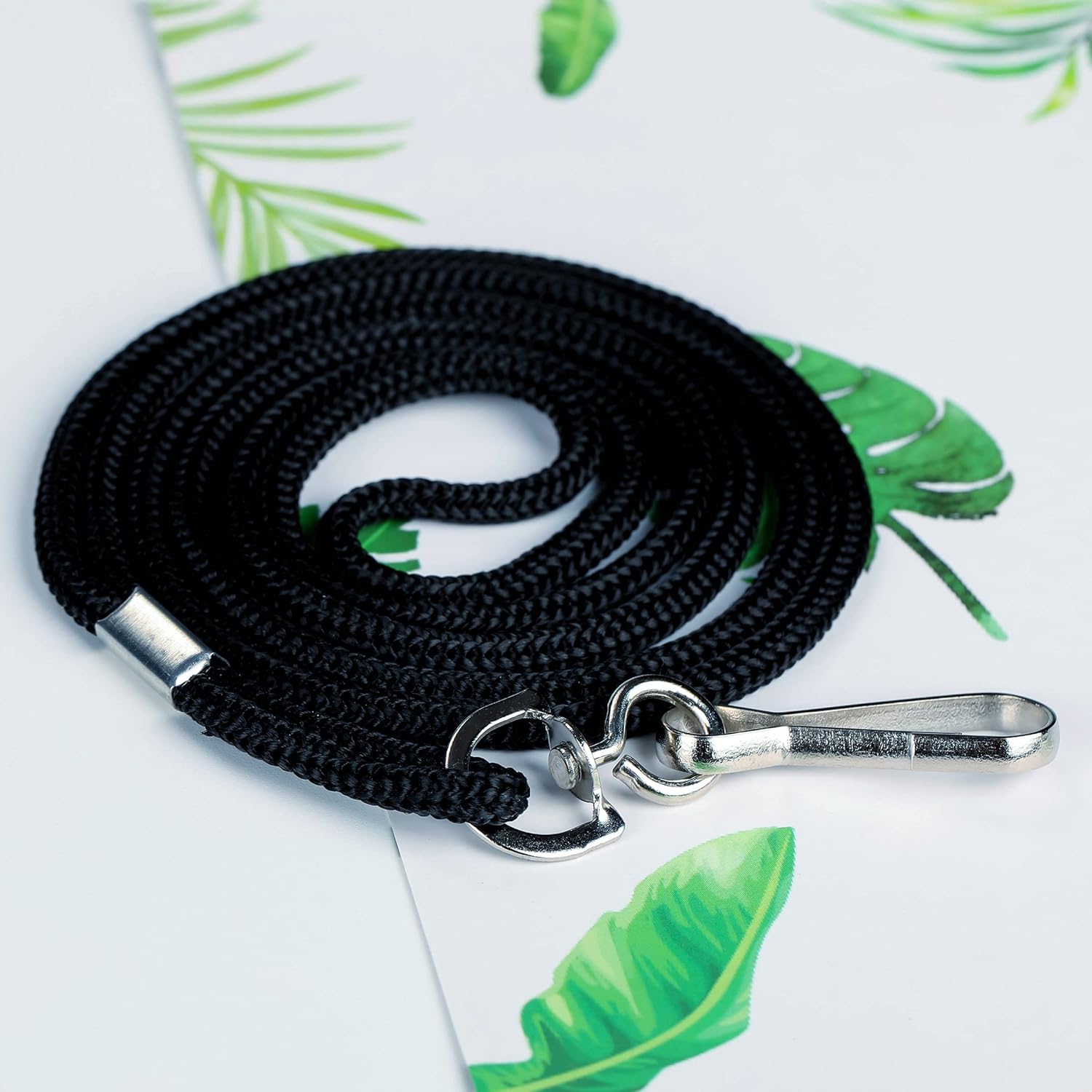 ID Black Lanyards Safety Badge Lanyard 36" with Swivel Hook 100 Pack - Image 5