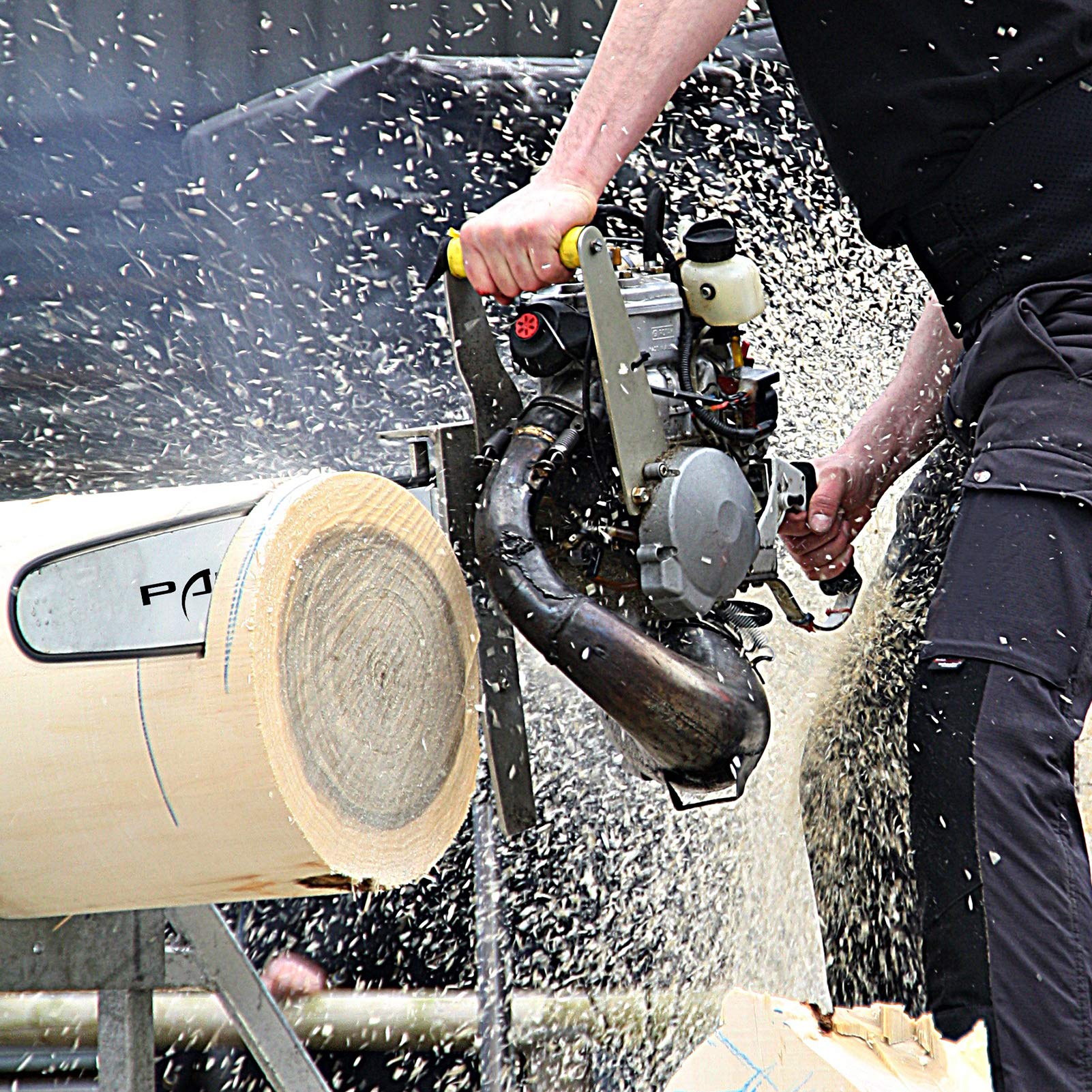 Amazon.co.jp: PANZHENG S57 16インチ チェーンソーチェーン 3/8インチ