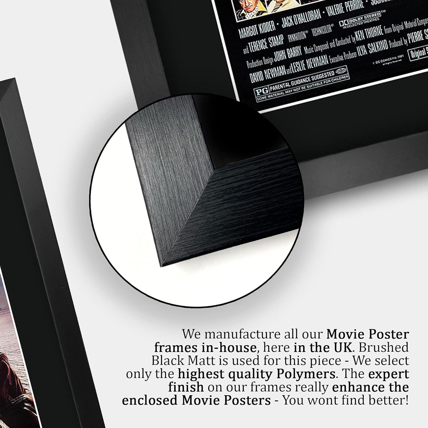 HWC Trading Superman 2 Christopher Reeve 16 x 12 inch Framed Gifts Printed Poster Signed Autograph Picture for Movie Memorabilia Fans - 16" x 12" Framed