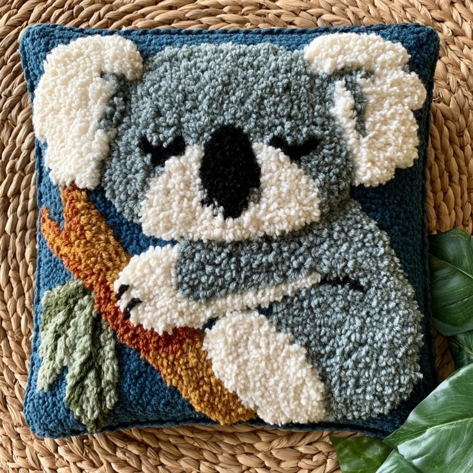 AxiangziK Latch Hook Cushion Kits for Beginners,Koala