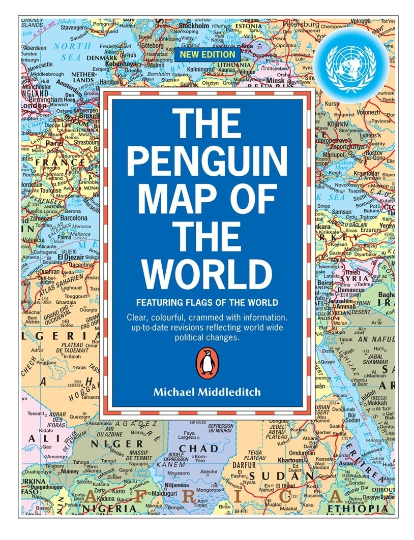 The Penguin Map of the World by Michael Middleditch (Paperback Book)