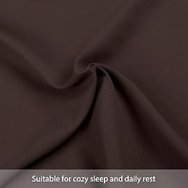FLXXIE 2 Pack Microfiber Toddler Pillowcases, 14x20 Inches Fits Pillow Sized 12x16, 13x18 or 14x20, Soft and Cozy Small Travel Pillow Covers with Envelope Closure, Dark Brown