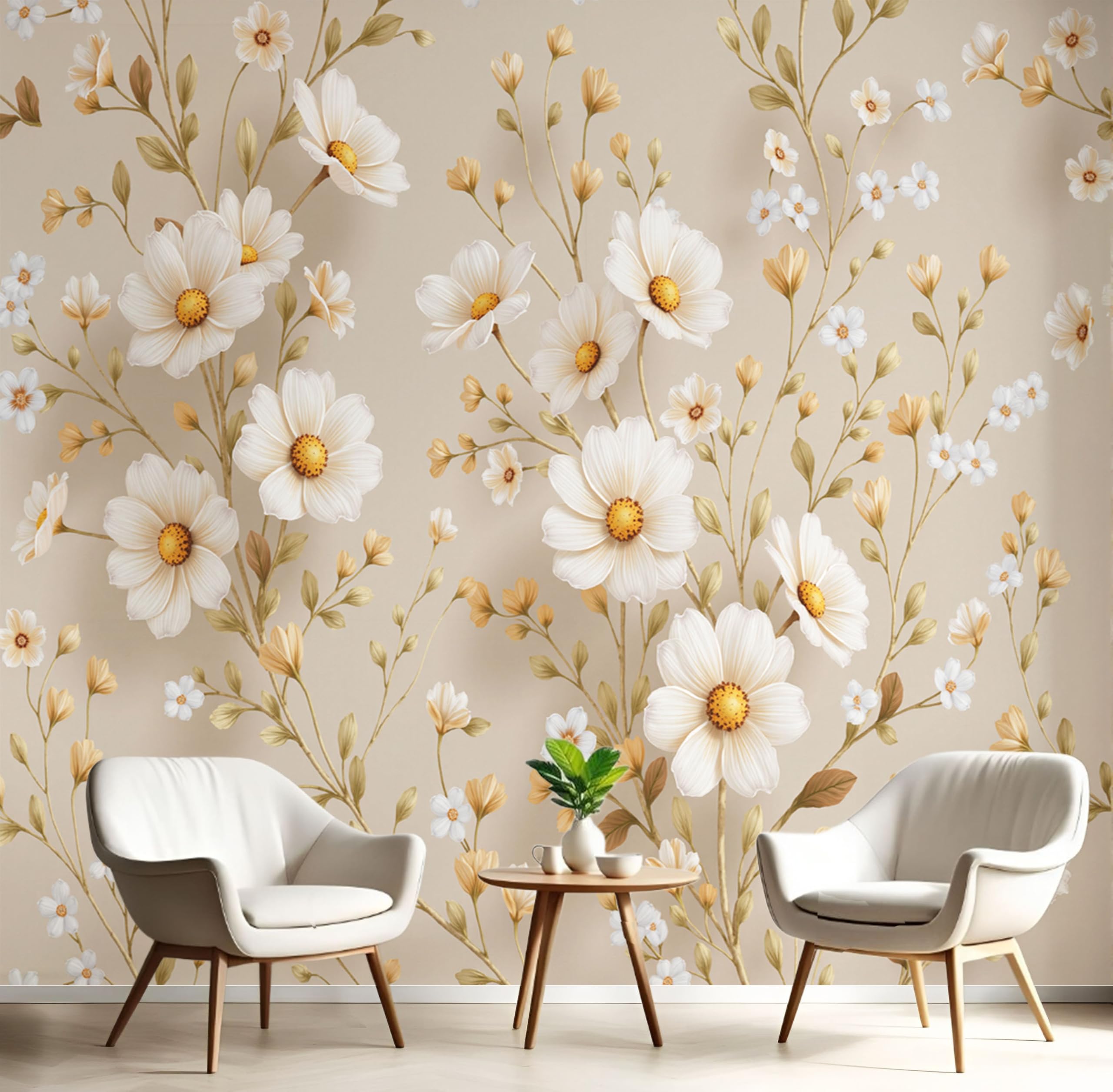 Papier peint panoramique rétro aux plantes pour transformer votre décoration murale