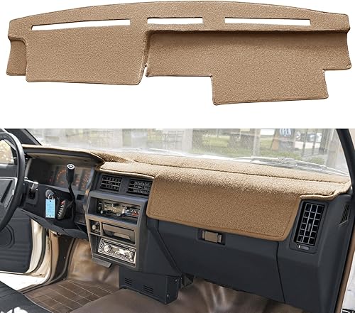 Miniatura 10 de Tapete de cubierta de tablero para Nissan Hardbody D21 1994-1997  Pathfinder 1994 1995, protector de alfombra (negro)