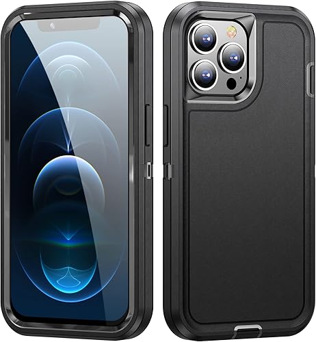 Miniatura 3 de Funda para iPhone 12 Pro Max para hombres, híbrida a prueba de caídas resistente, resistente, a prueba de golpes, ajuste delgado, funda protectora