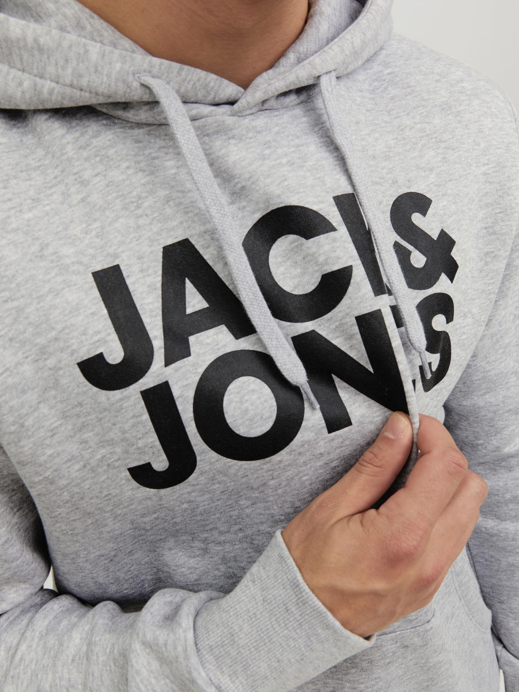 Jack & Jones Jjecorp Logo Sweat Hood Noos Felpe con Cappuccio Uomo (Pacco da 1)