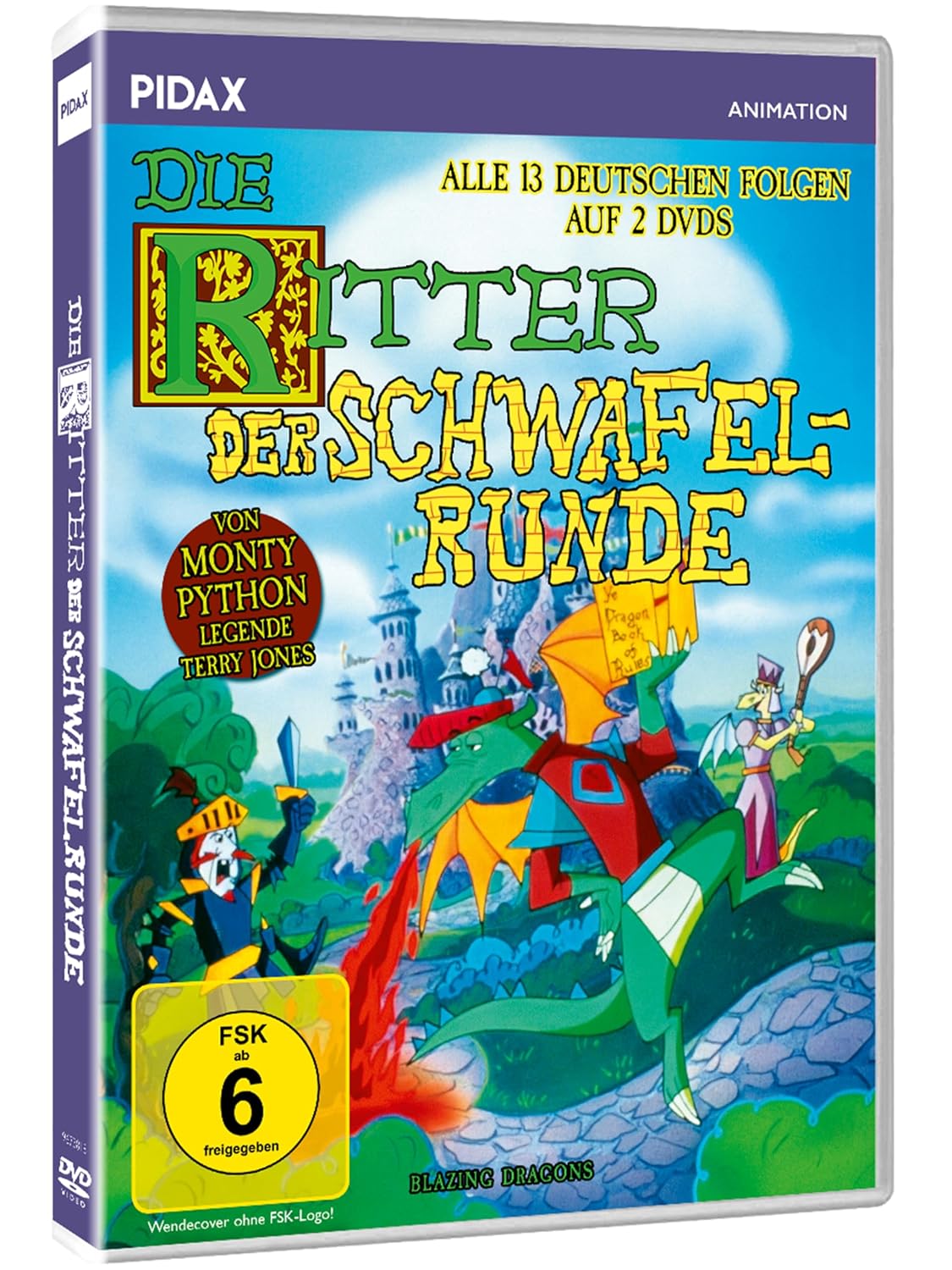 Die Ritter der Schwafelrunde Blazing Dragons   Komplette Animation Serie mit 13 Folgen Kult Zeichentrickserie voller Abenteuer [2 DVDs]