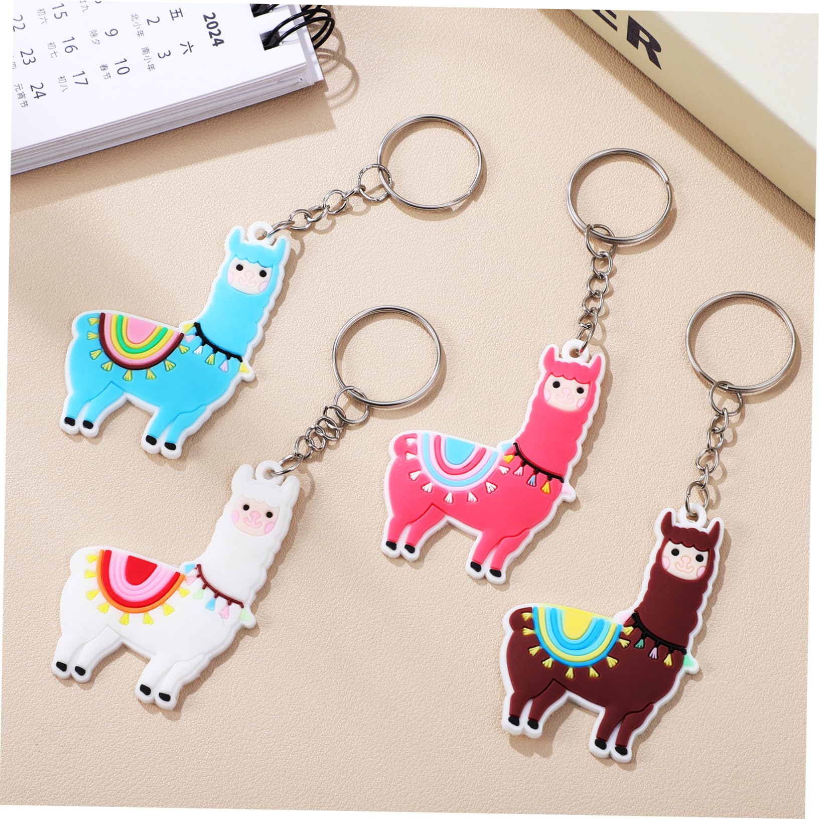 Amazon.co.jp: GREENADSCAPE 12 個 アルパカ キーホルダー