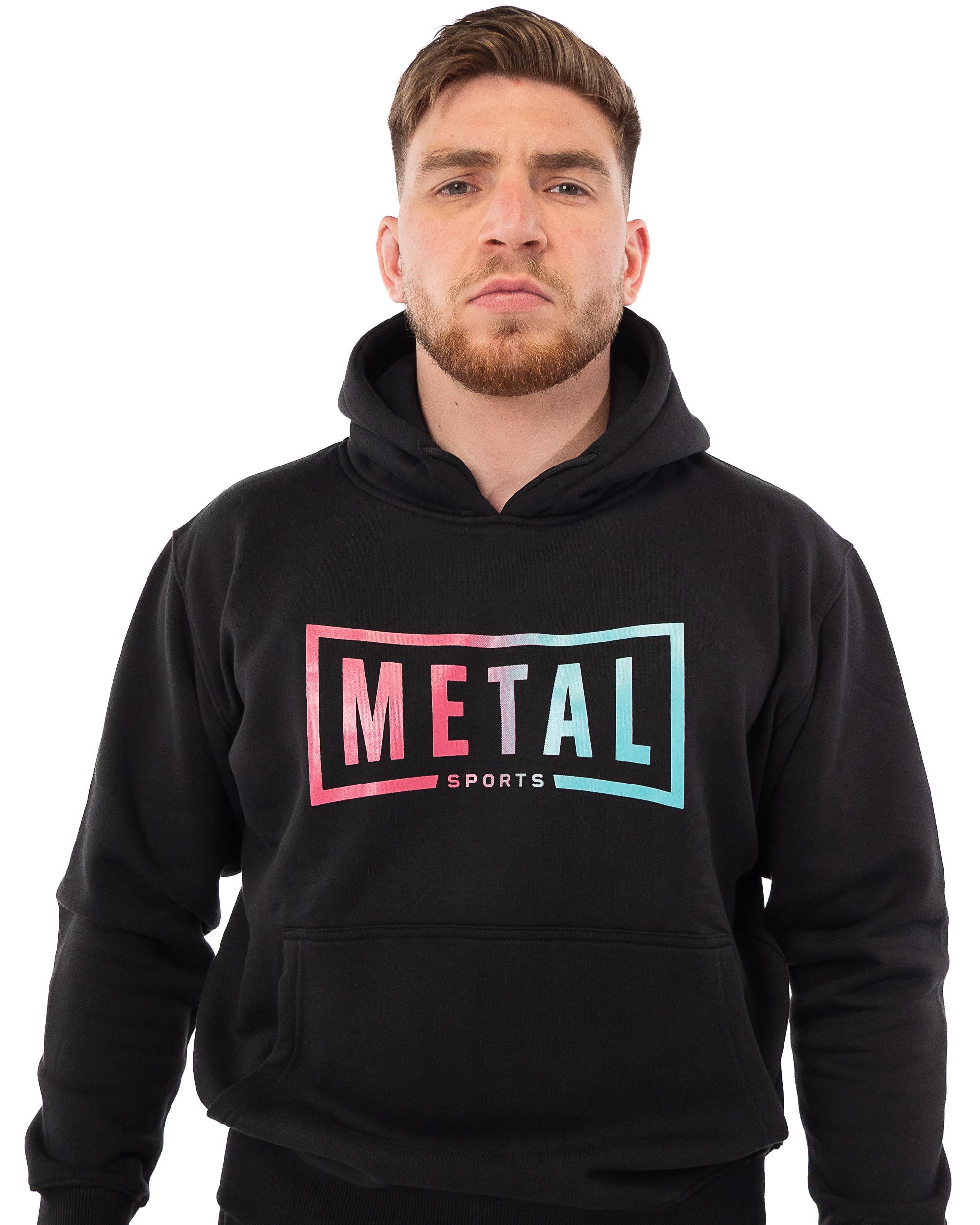 METAL BOXE Sudadera con Capucha de algodón